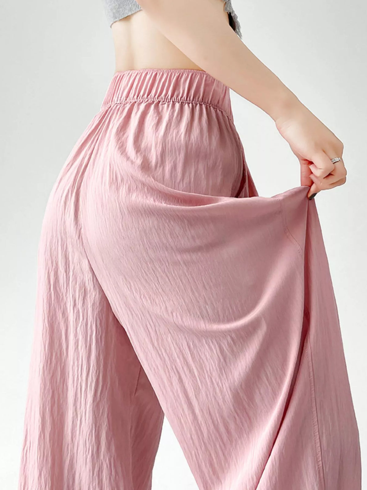 High-Waisted Loose Fit Wide-Leg Pants