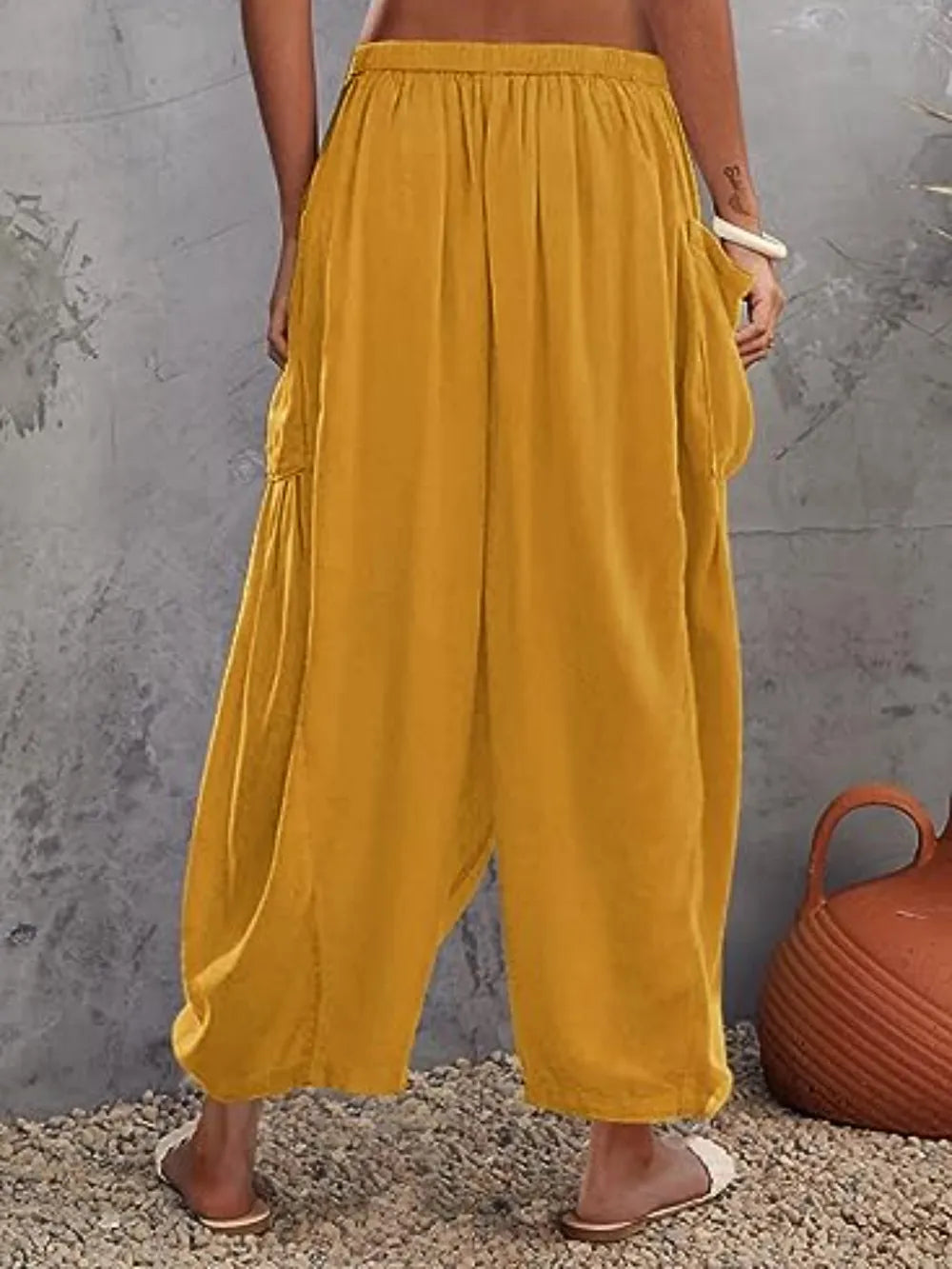 Wide Leg Pants with Pockets
