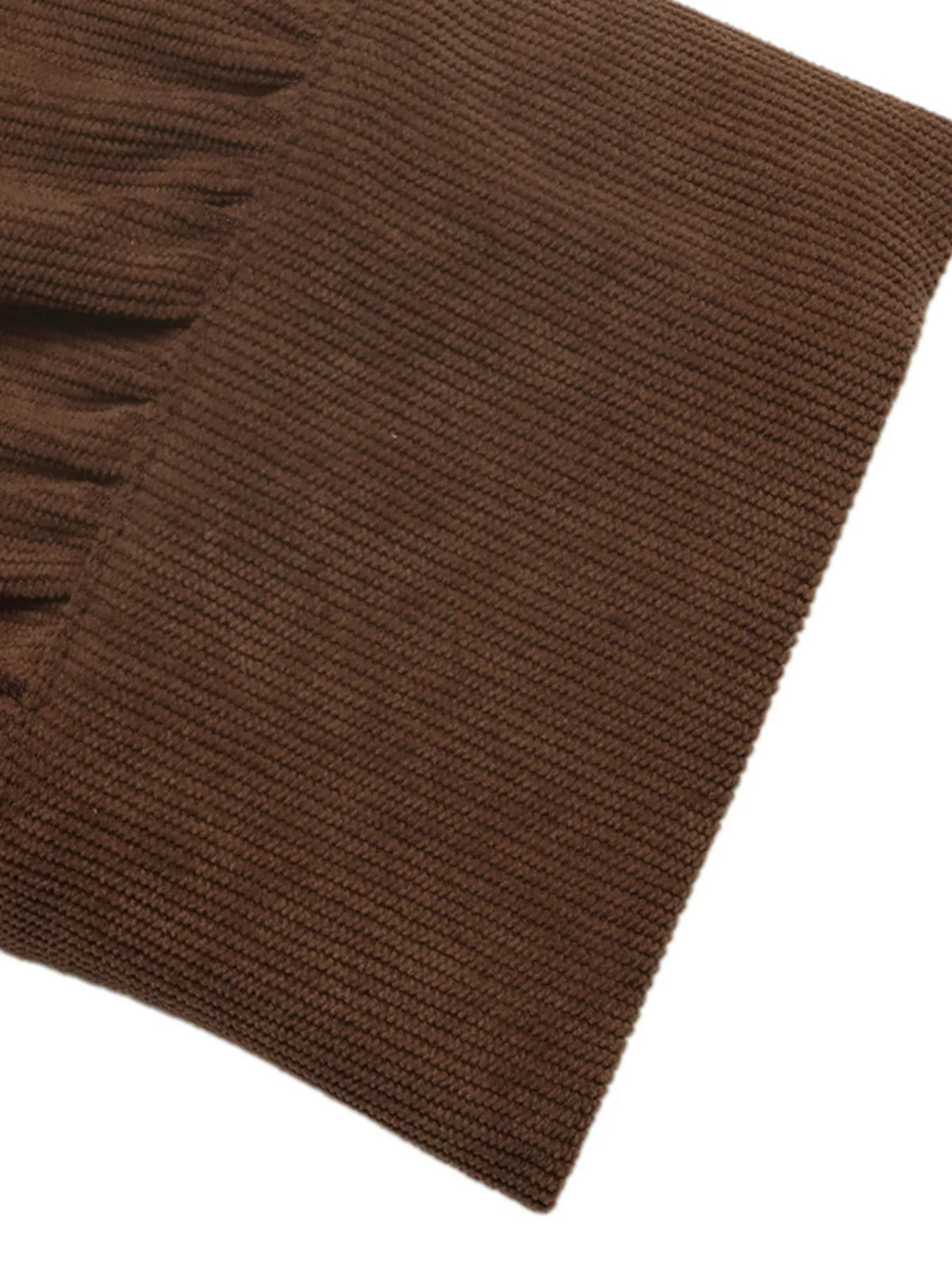 Corduroy Button-Down Maxi Dress in Coffee Brown