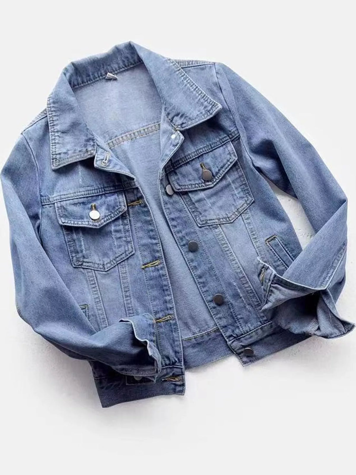 Button-Down Denim Jacket