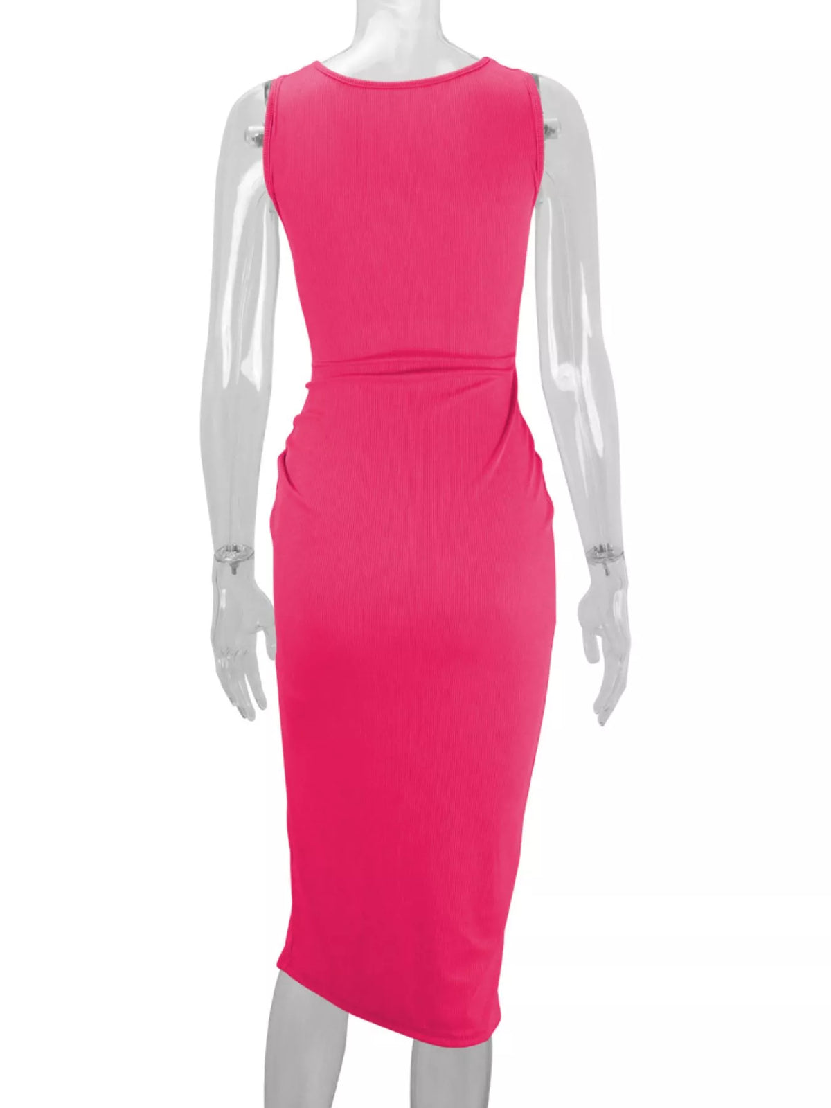 Cutout Ruched Bodycon Dress