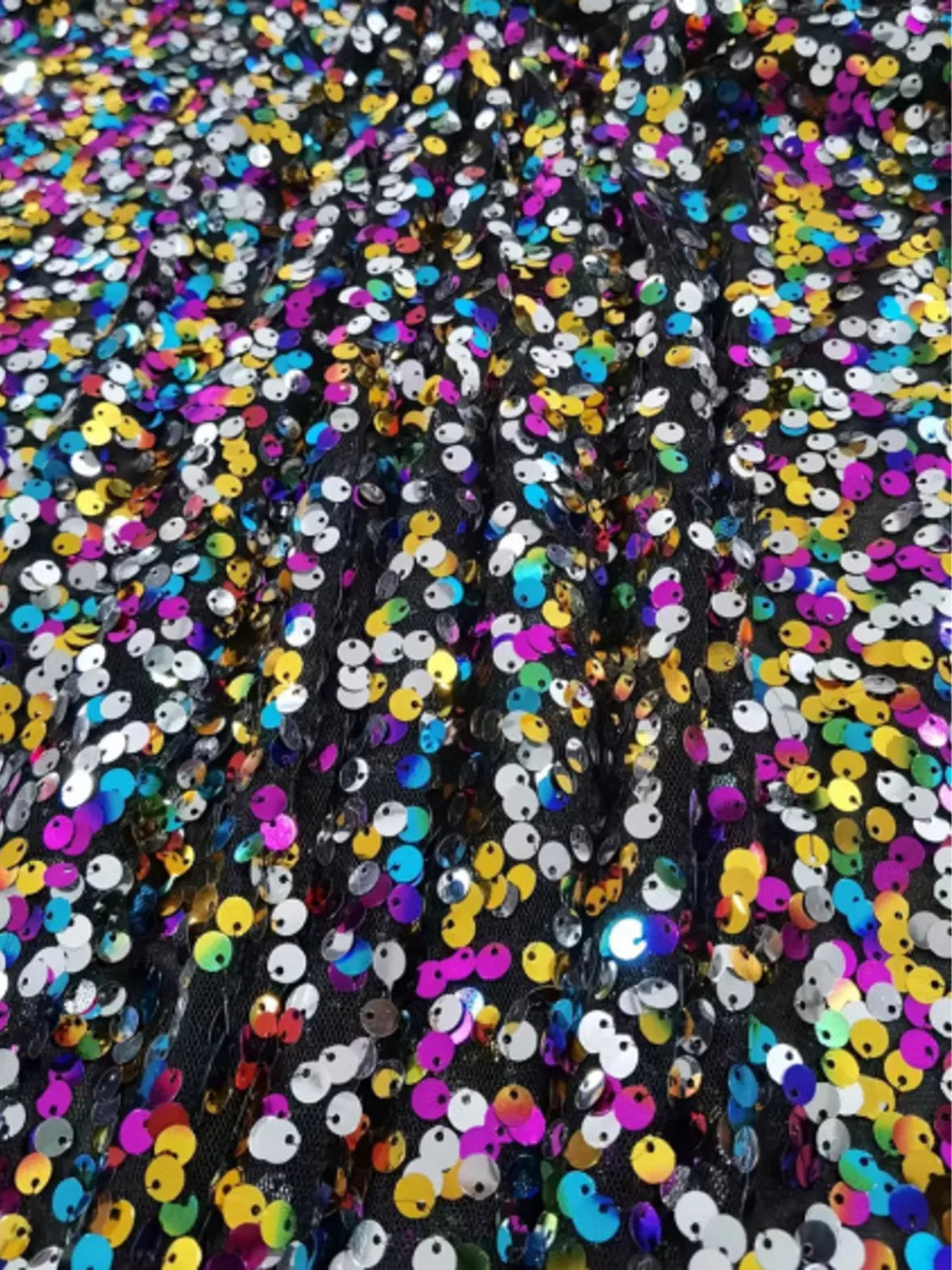 Sequin Mini Skirt in Color