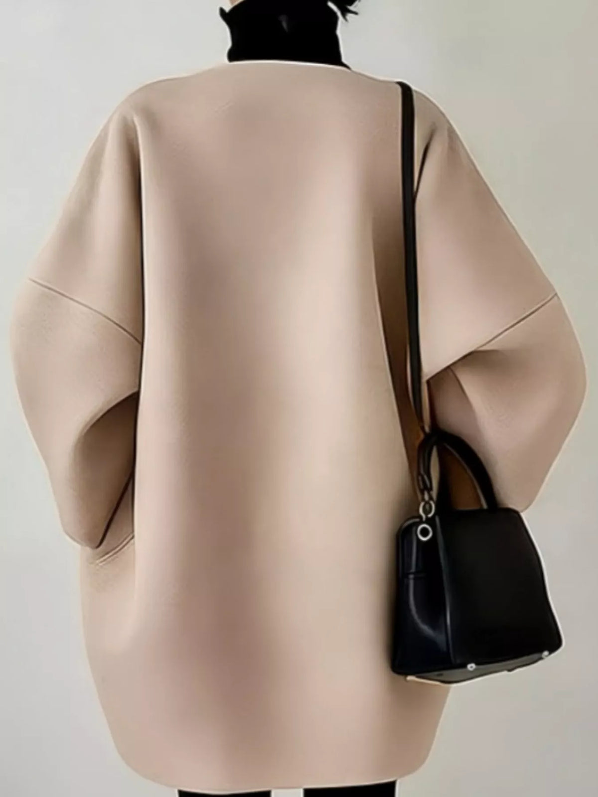 Minimalist Oversized Scuba-Style Coat