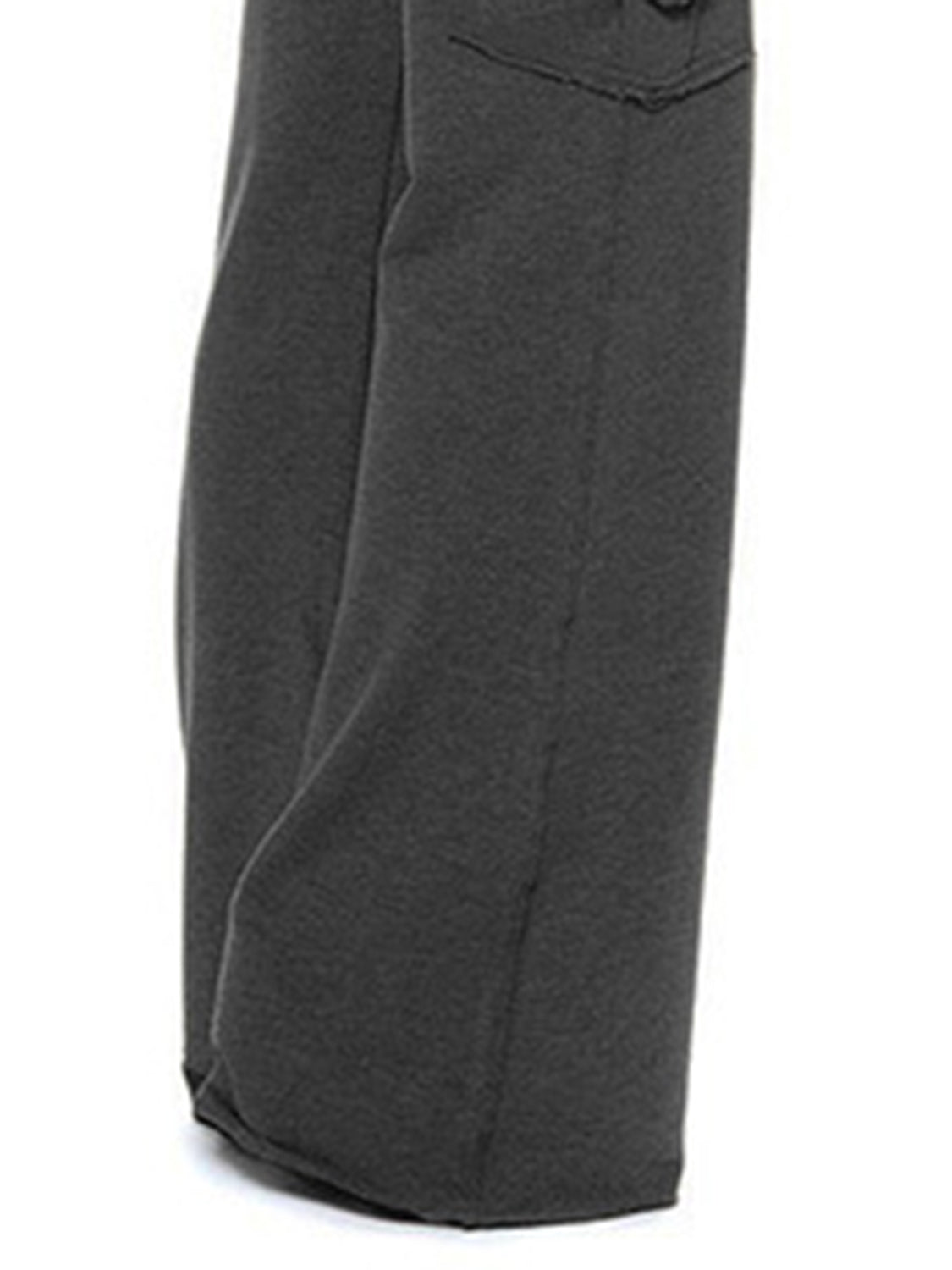 Mid-Waist Drawstring Pants with Pockets