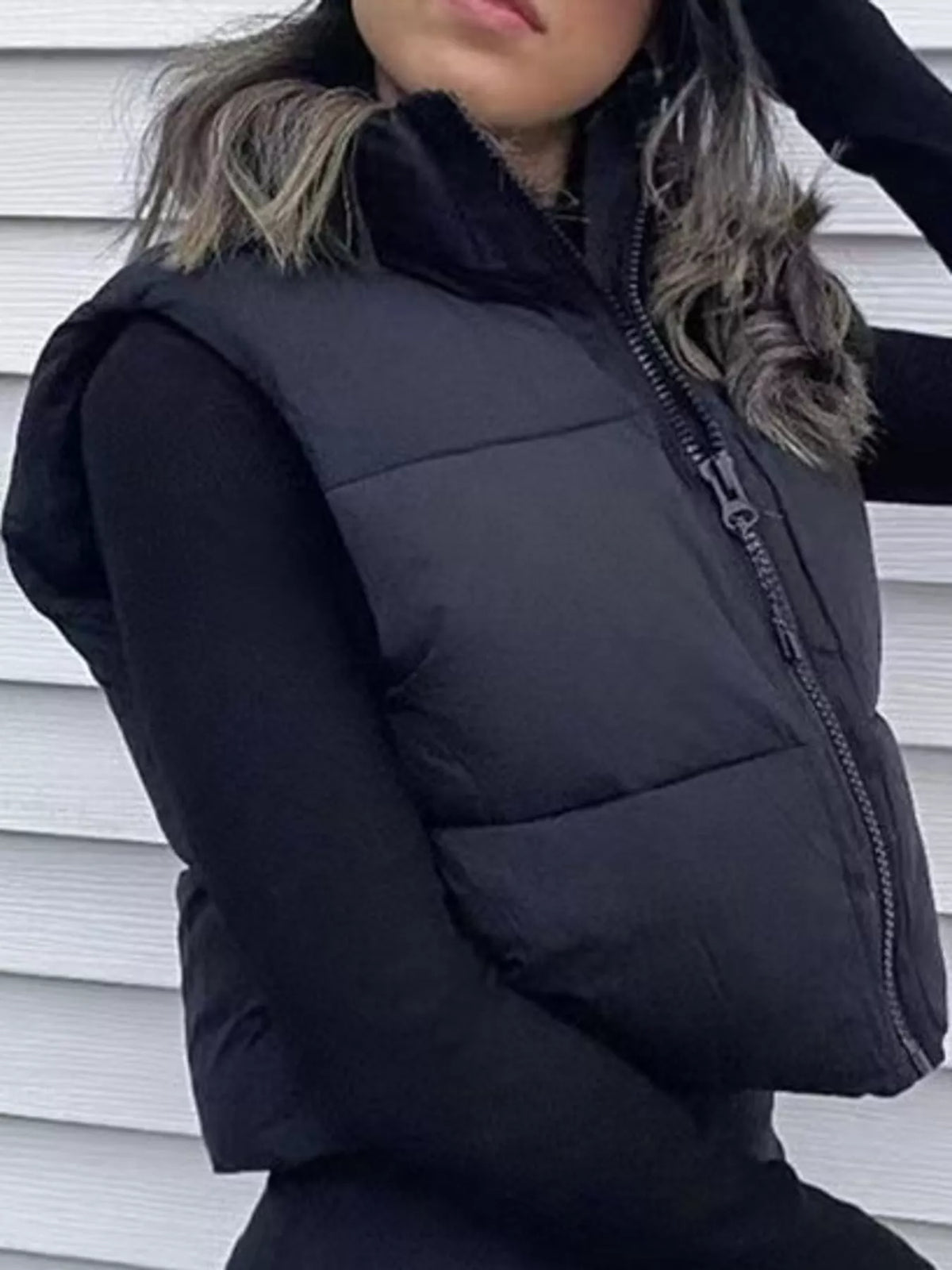 Thermal Zip-Up Puffer Vest