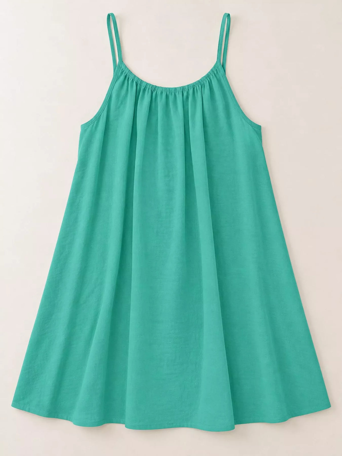Backless Spaghetti Strap A-Line Mini Dress