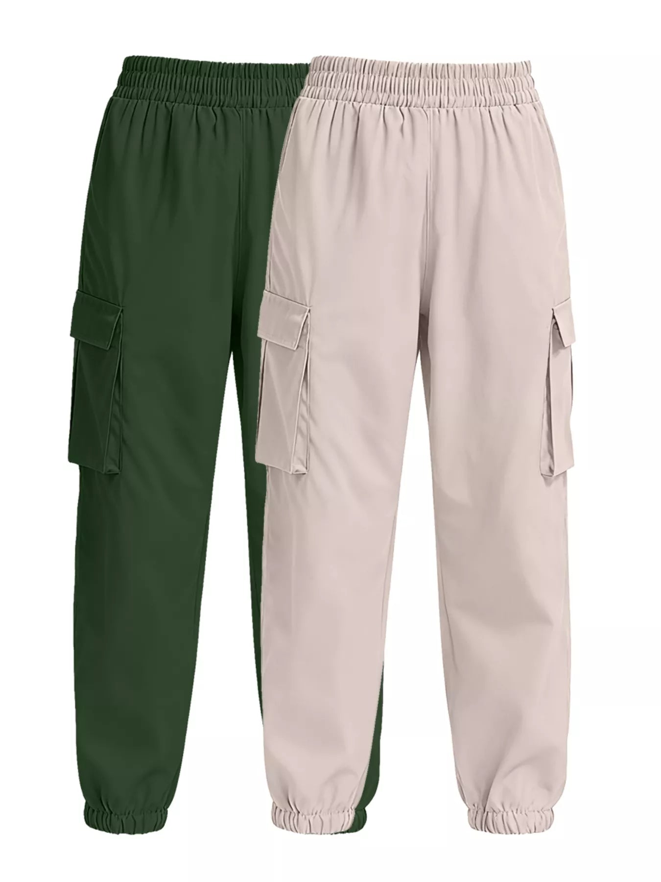 Two-Piece Cargo Pants Set