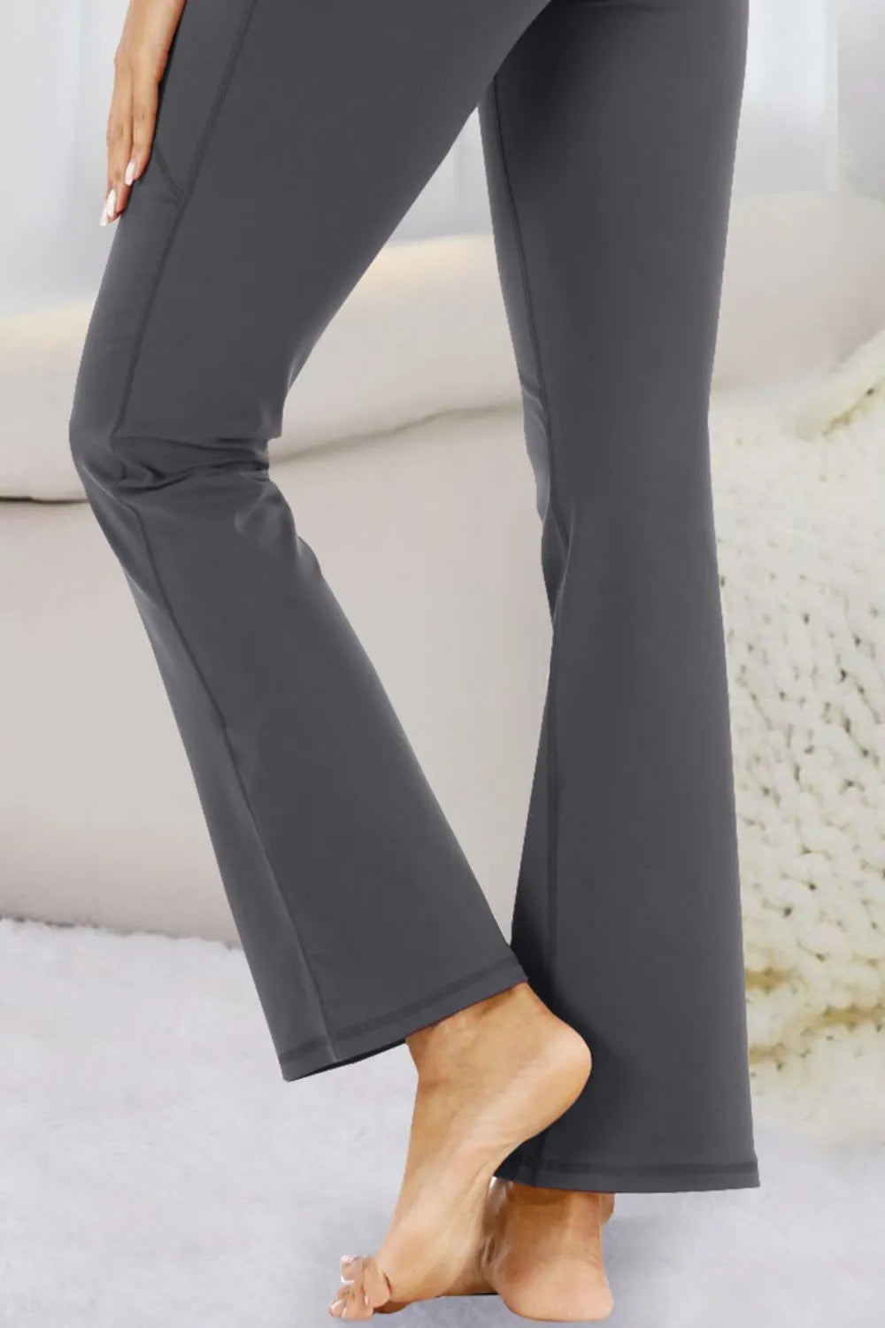 Pocketed High-Waist Active Pants