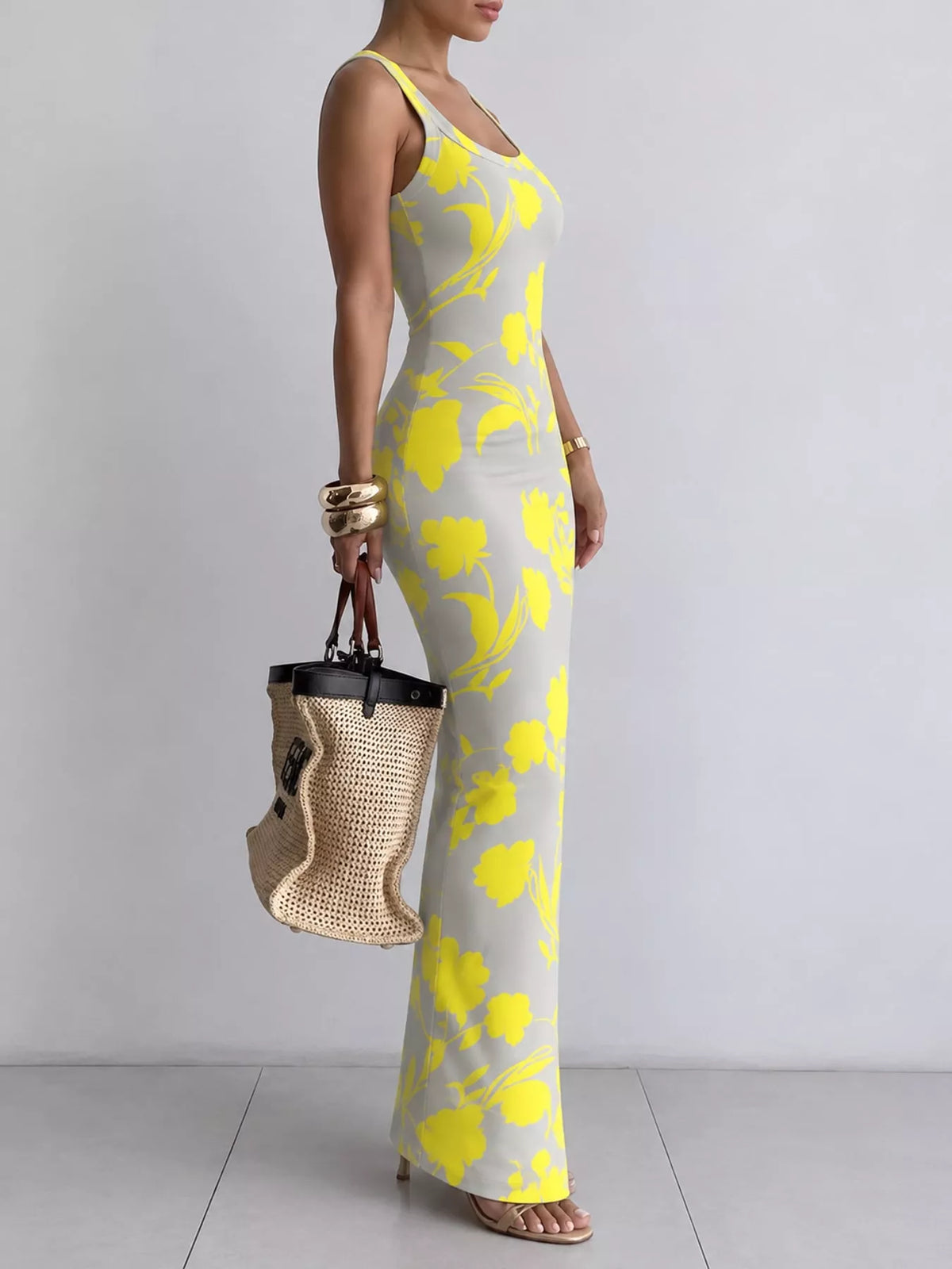 Essential Sleeveless Bodycon Maxi Dress