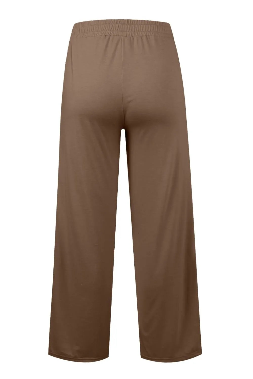 Drawstring Wide Leg Pants with Pockets