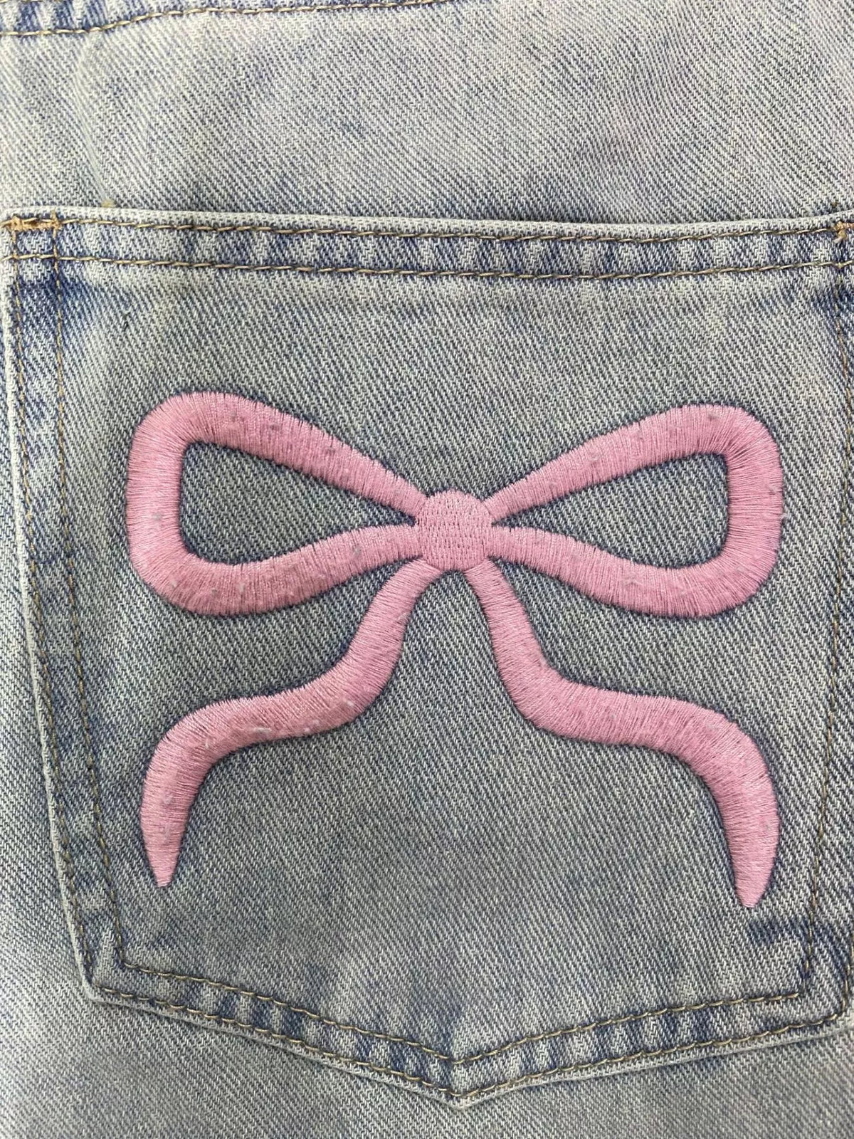 Washed Wide Leg Jeans in Light Wash