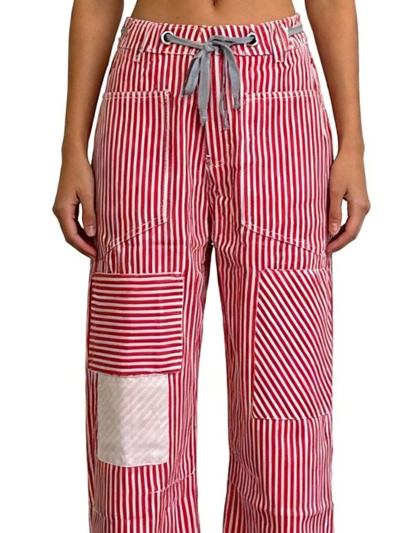 Striped Wide-Leg Pants by Dreamy Drapes