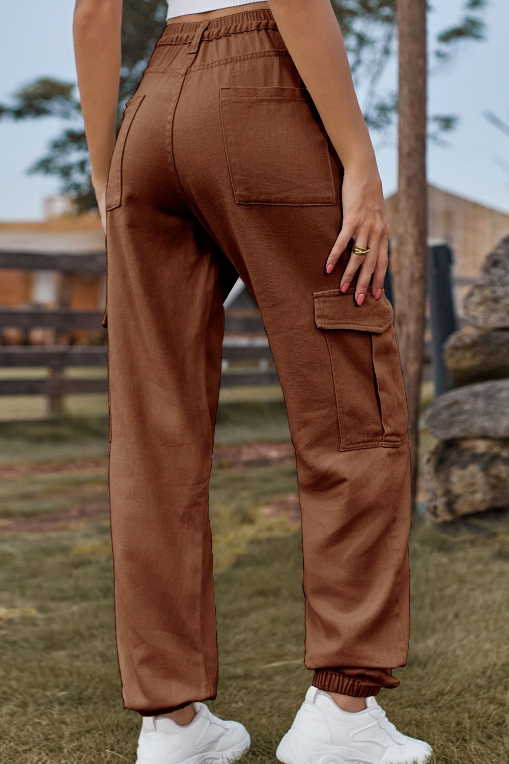 Long Denim Jeans with Pockets by Manny