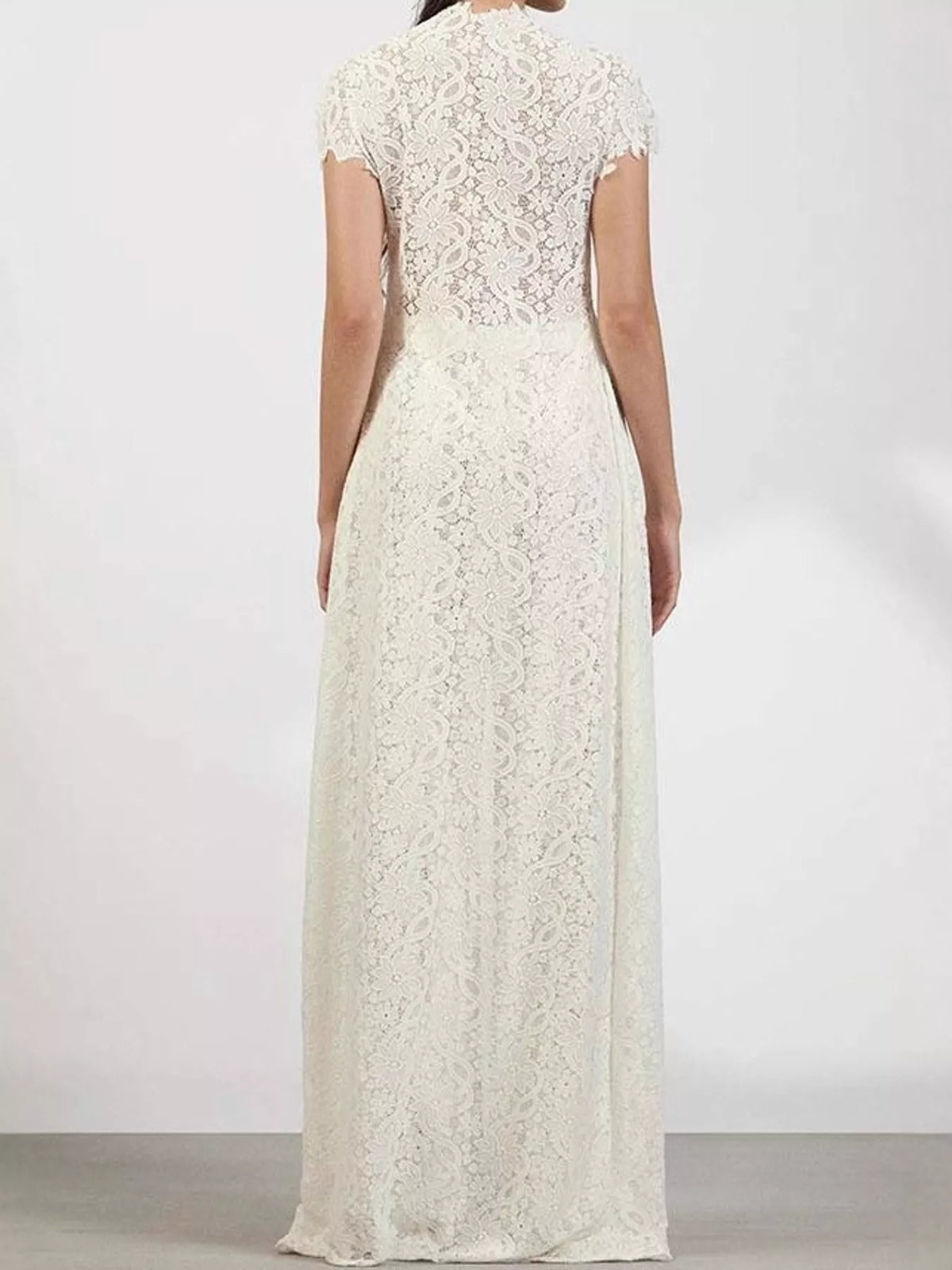 Openwork Lace Top and Pants Set