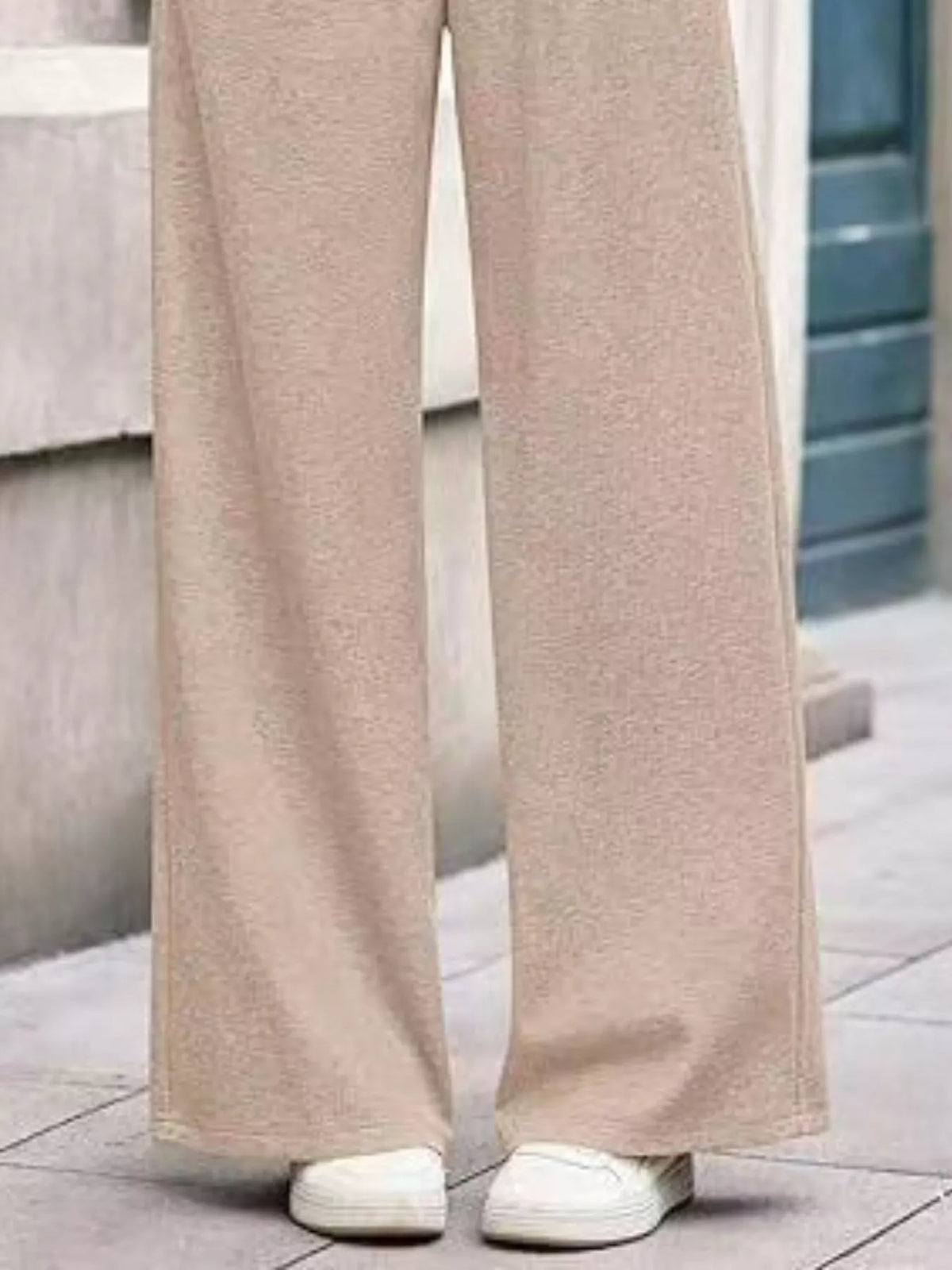 Slightly Stretchy Wide Leg Pants