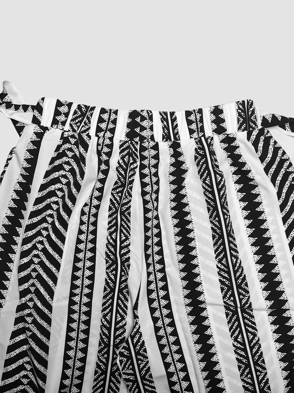Boho Print Wide-Leg Pants