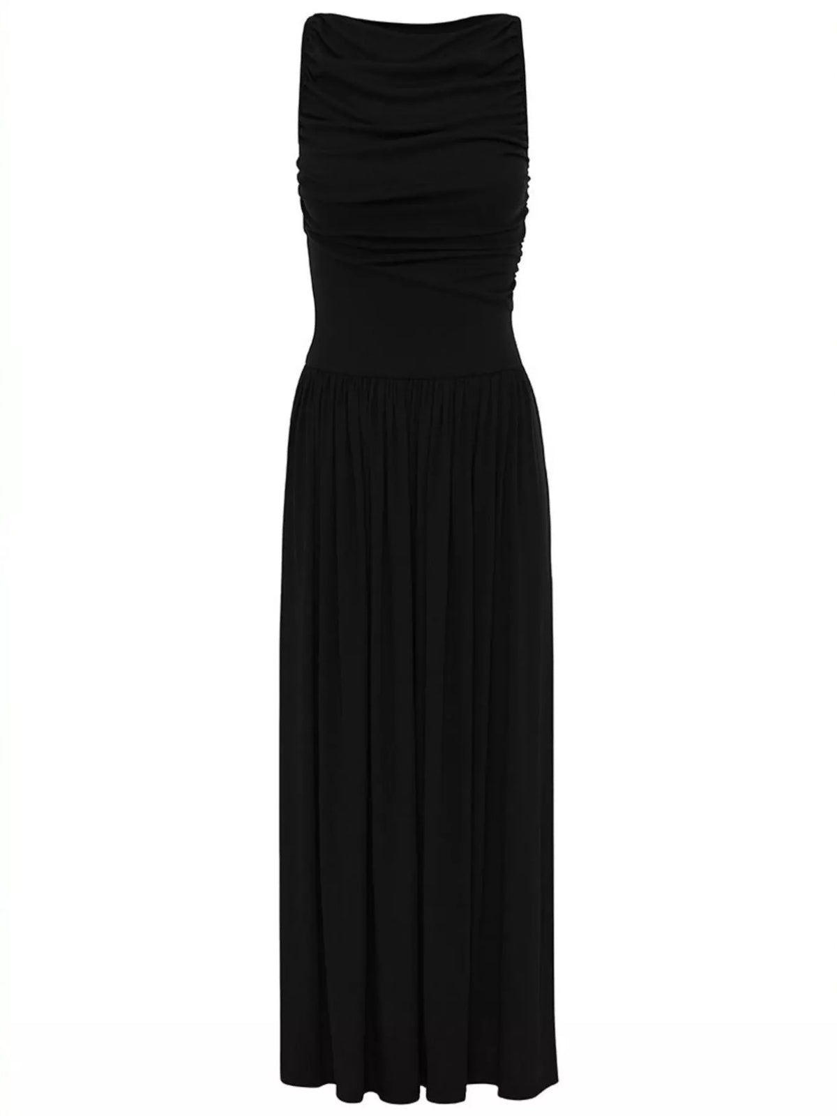 Ruched Sleeveless Maxi Dress by Calliope