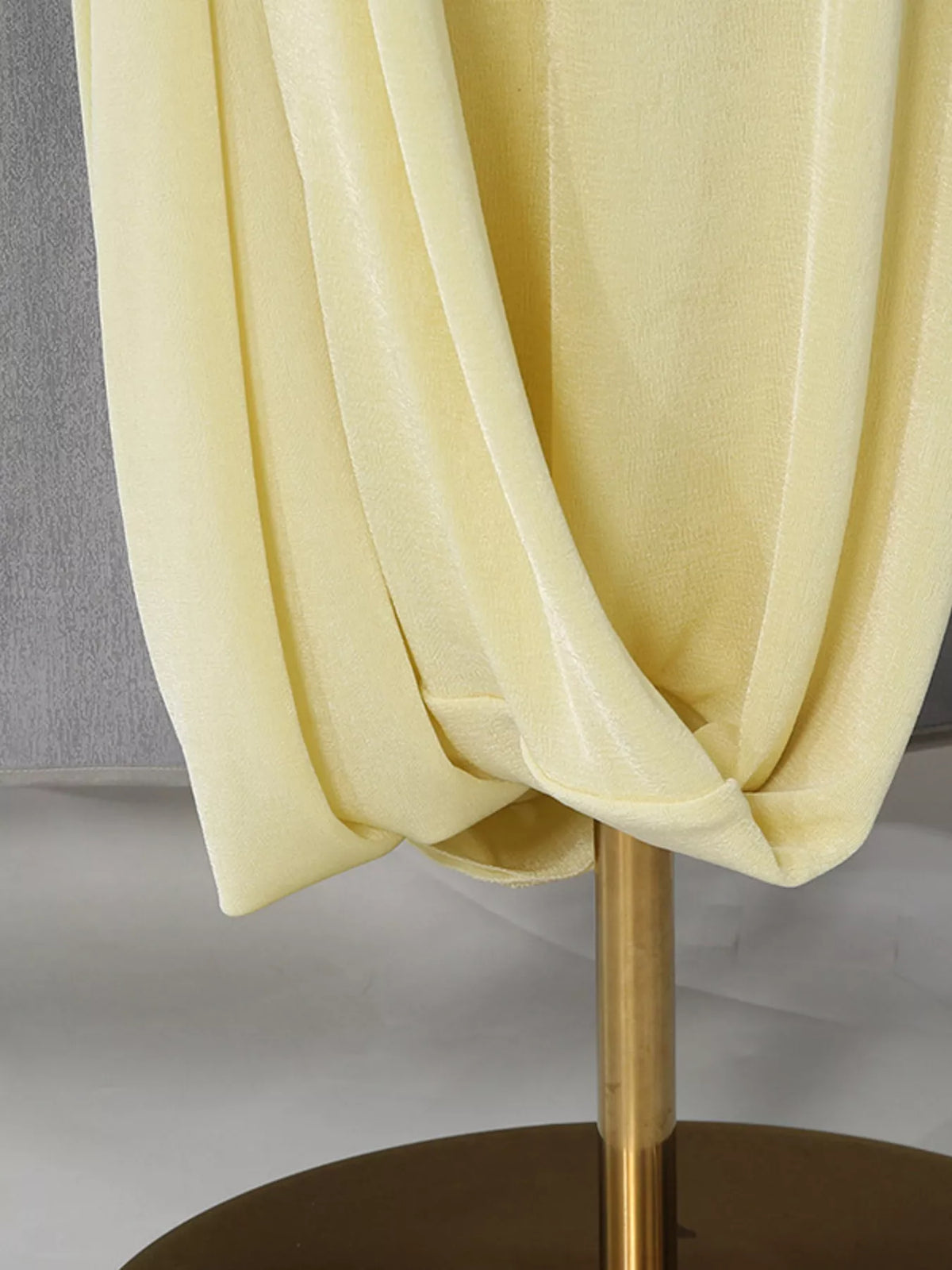 One-Shoulder Draped Maxi Dress