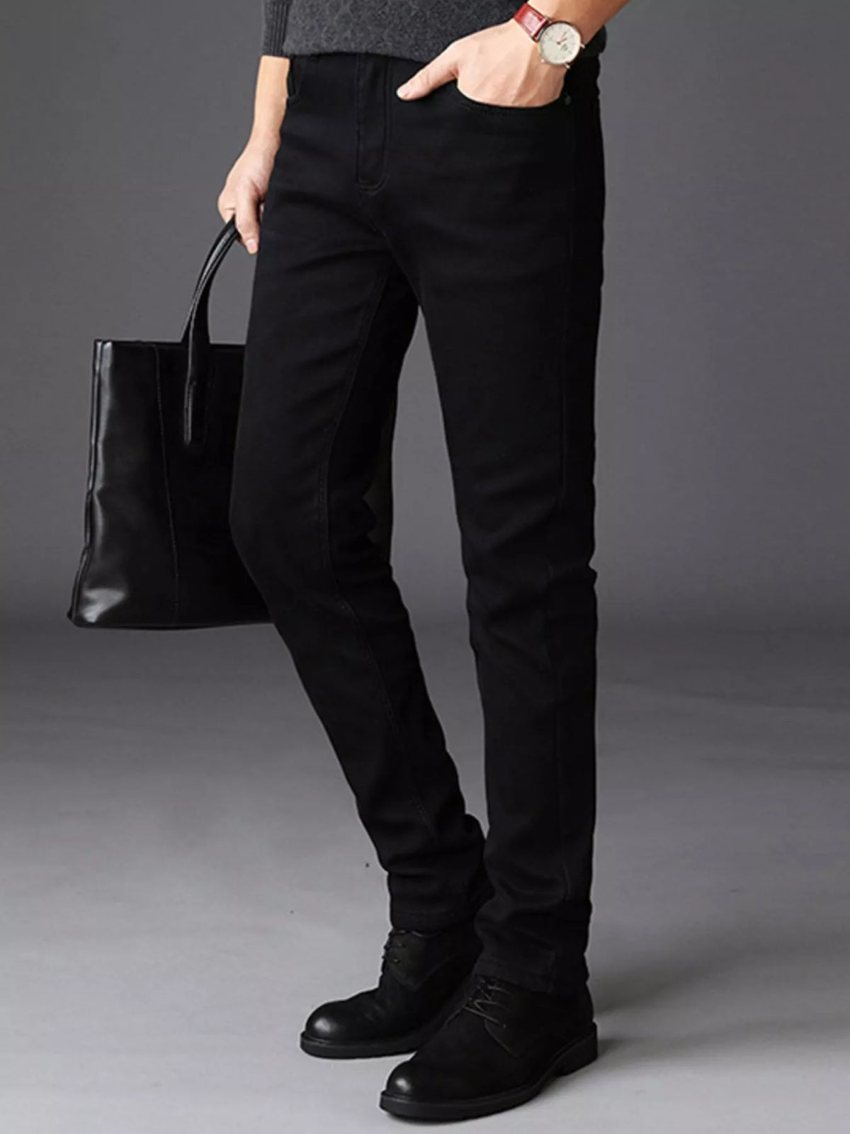 Men's Slim Fit Jeans by True Self