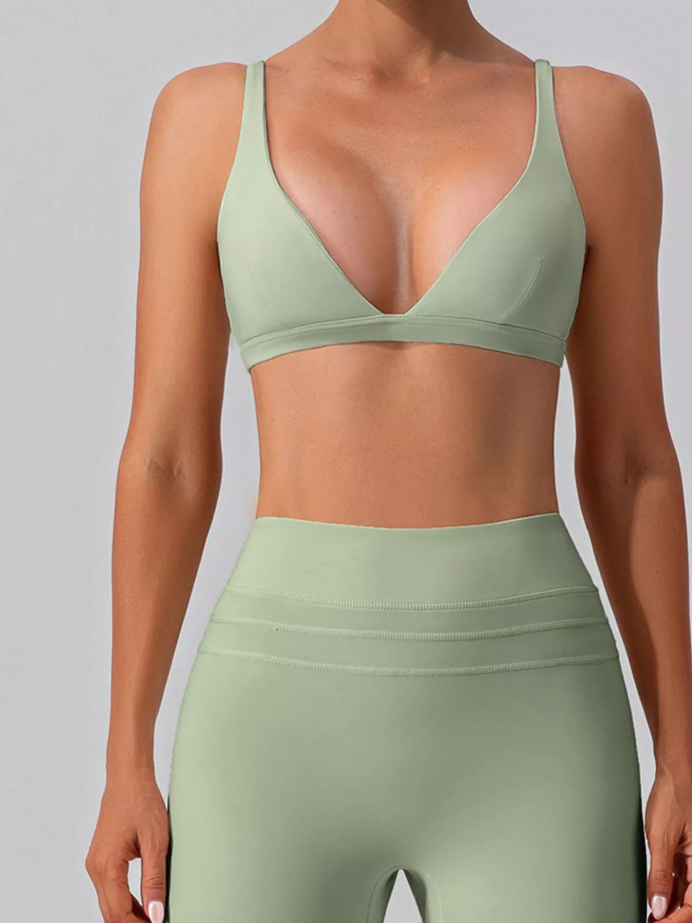 V-Neck Tank and Seamless Pants Active Set