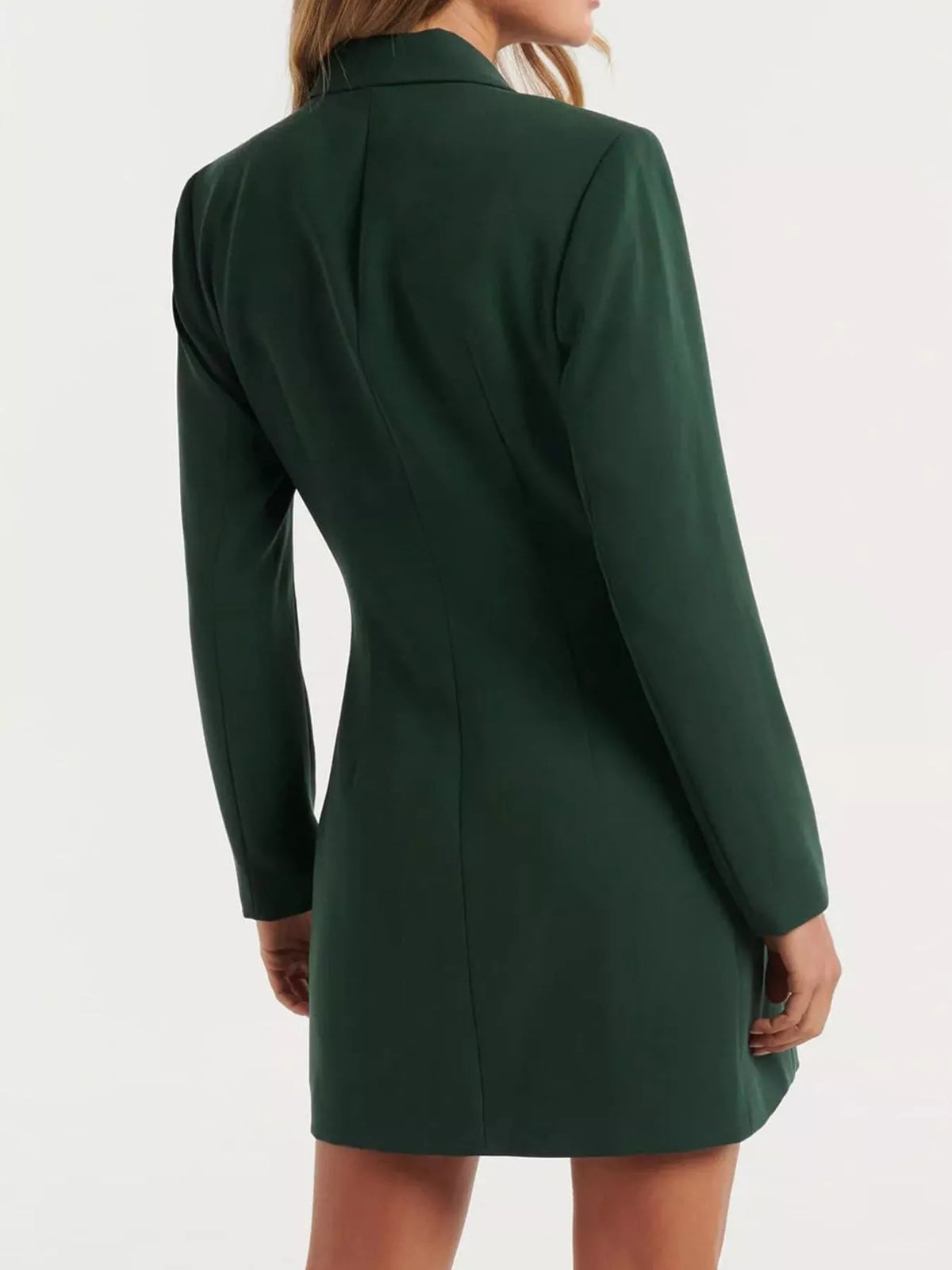 Double-Breasted Blazer Dress