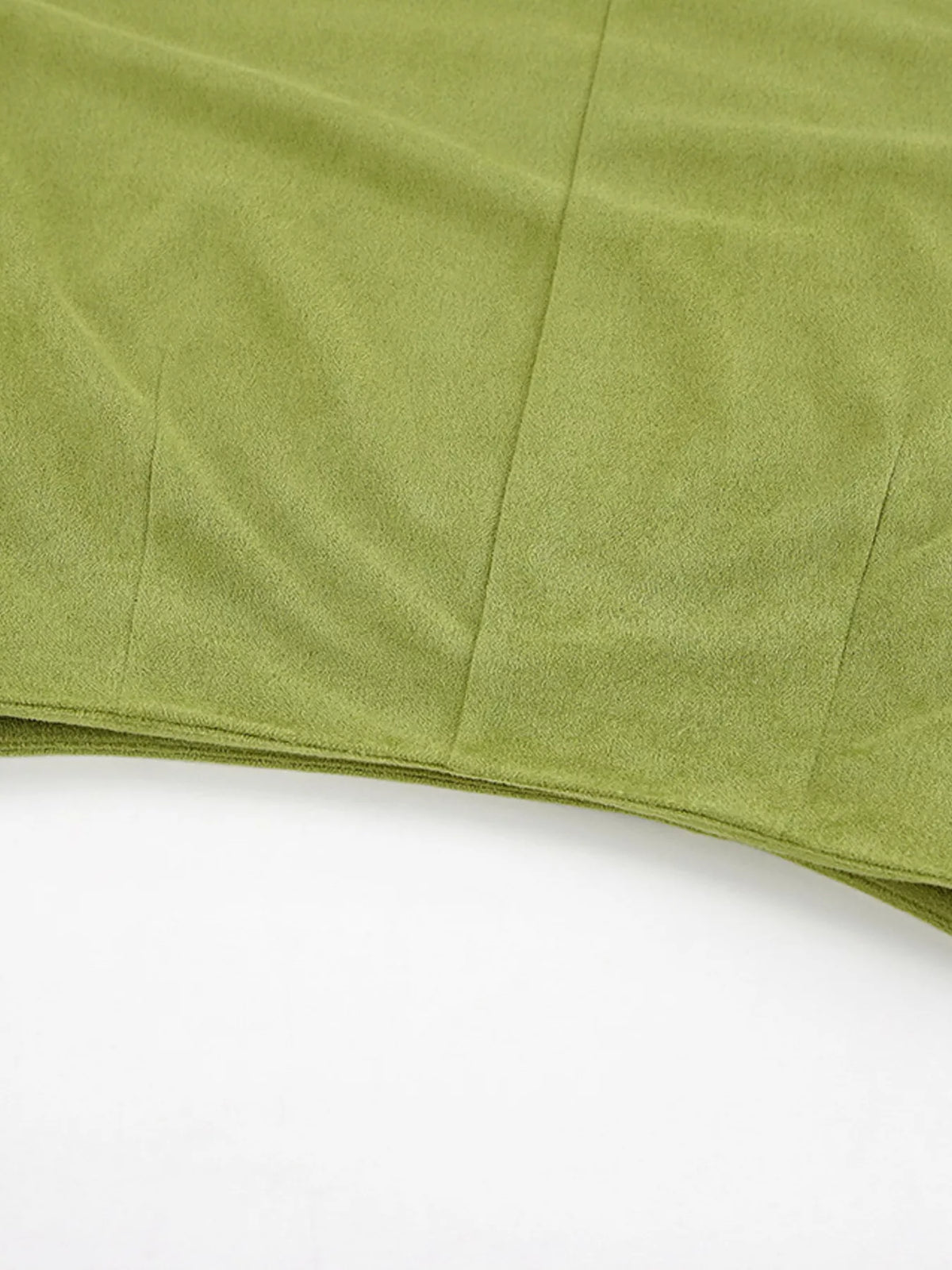 Slit Midi Skirt in Matcha Green