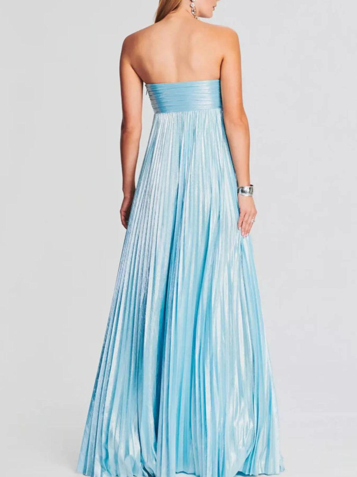 Sweetheart Neck Tube Maxi Dress with Split