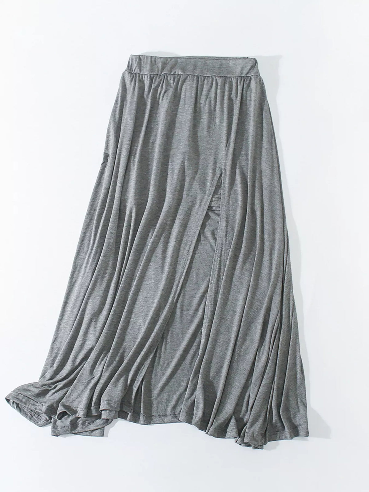 A-Line Slit Maxi Skirt
