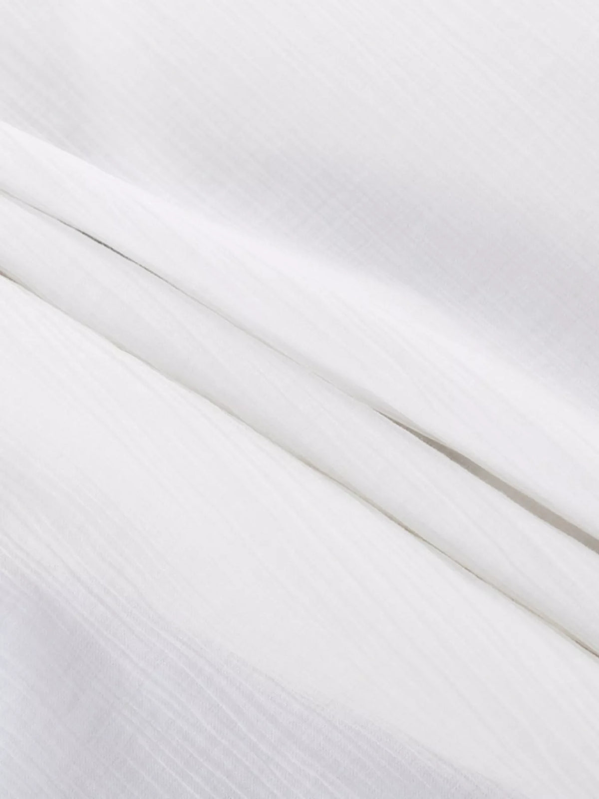 Buttoned Puff Sleeve Maxi Dress in White