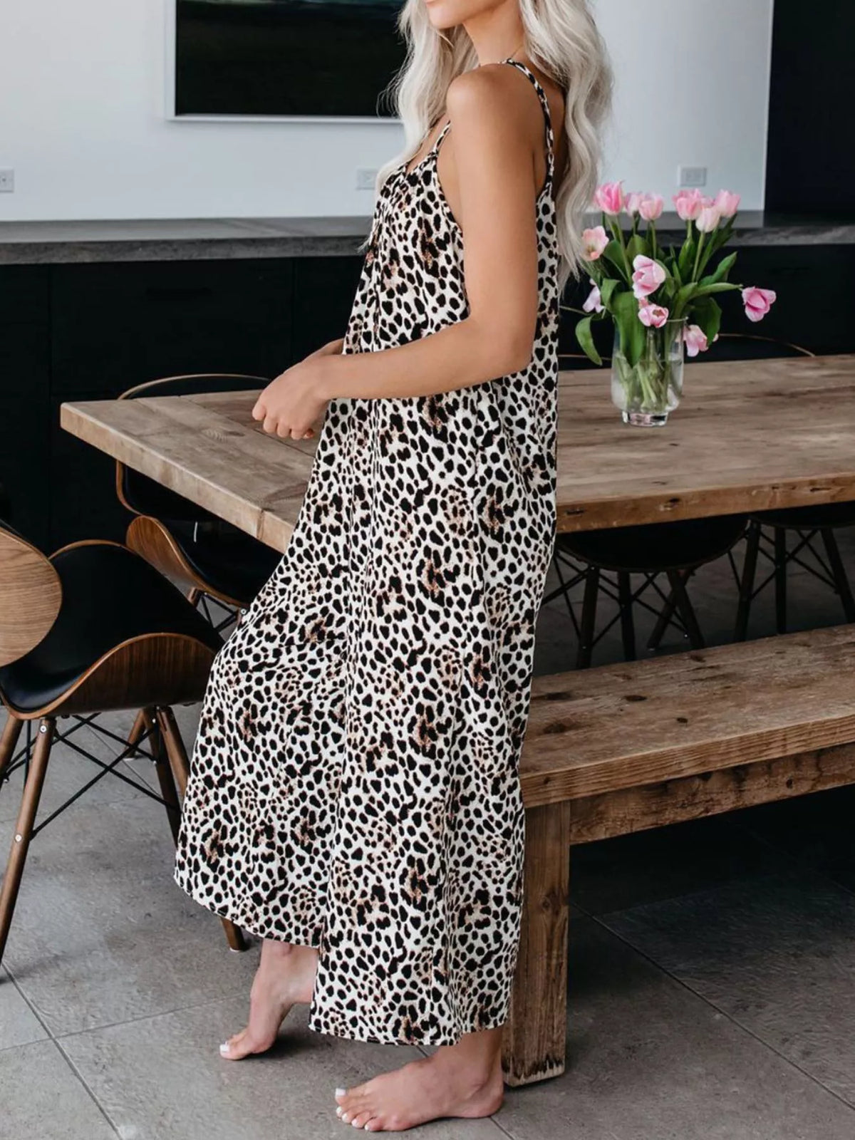 Tie-Dye Wide Leg Jumpsuit