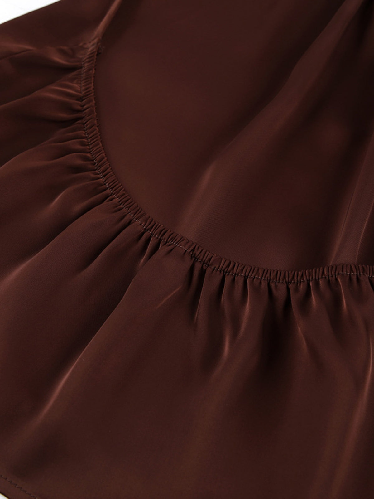 Backless Halter Maxi Dress in Brown