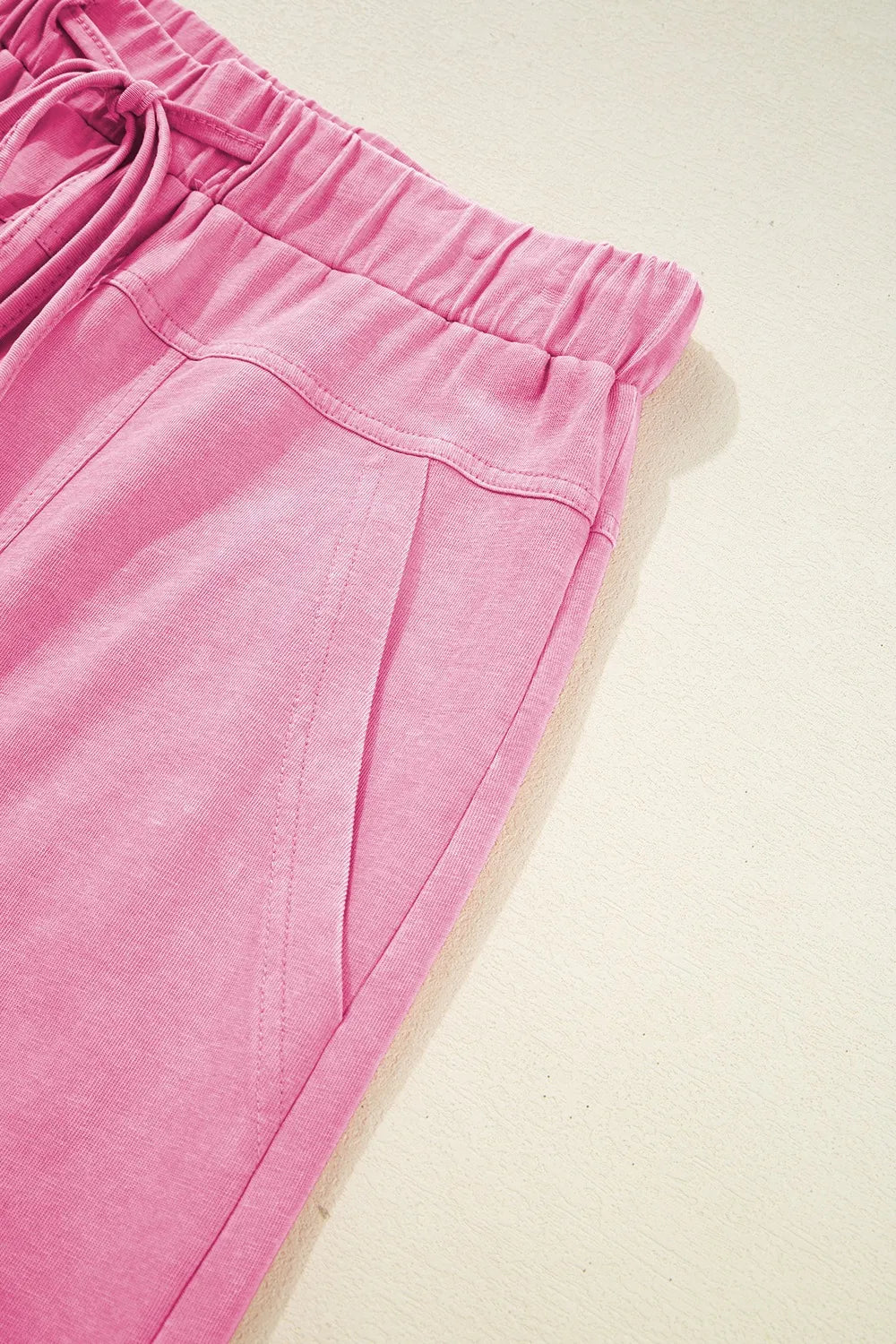 Mineral Wash High-Waist Wide Leg Cargo Pants