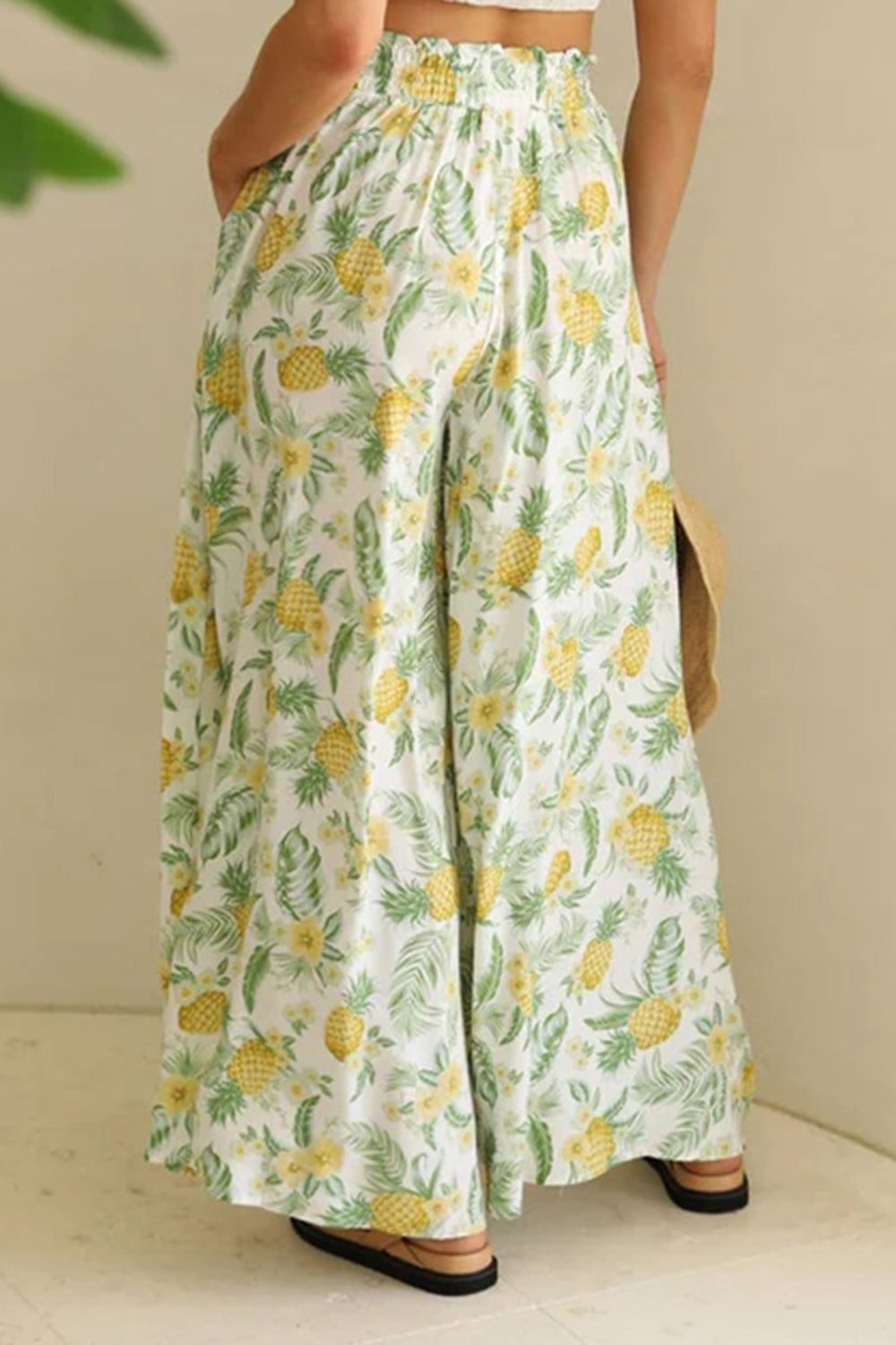 Tied Wide-Leg Pants
