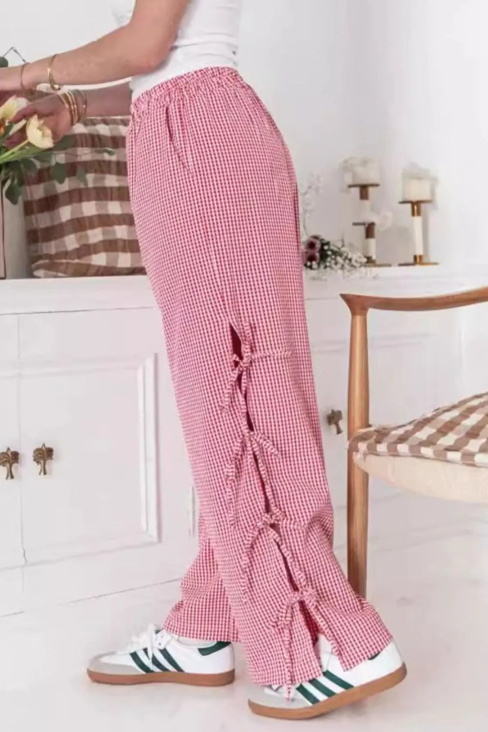 Side-Tied Pants with Pockets by Mystique Q