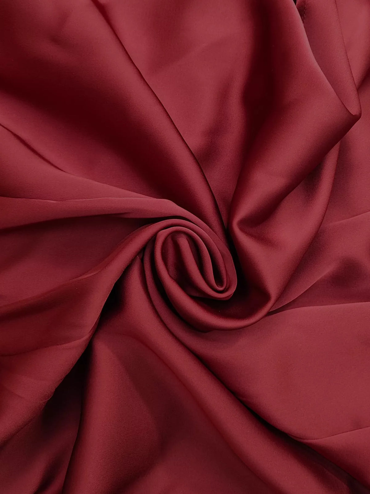 Surplice Satin Dress in Red