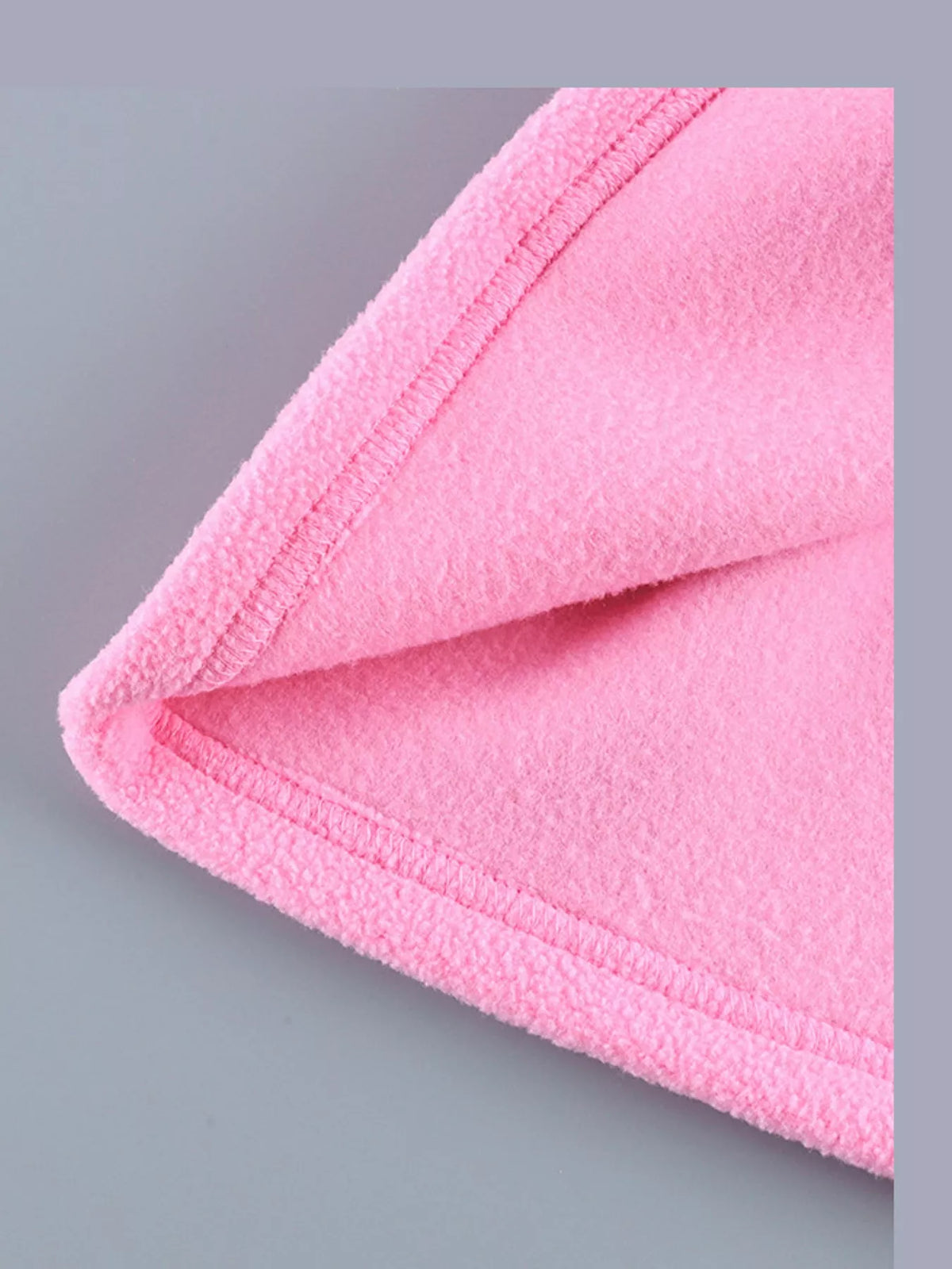 Drawstring Fleece Zip-Up Jacket