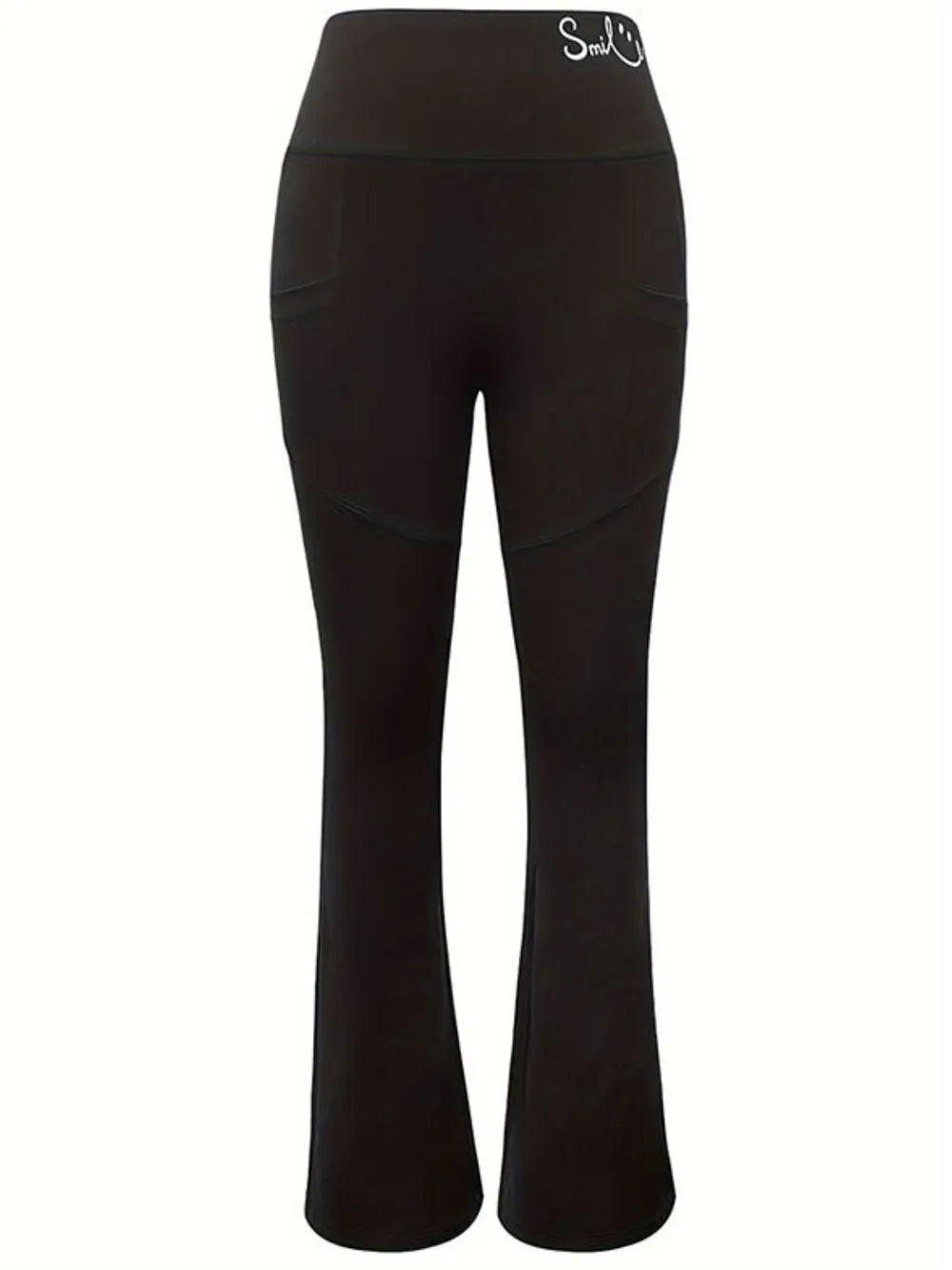 Bootcut High Rise Pants in Black