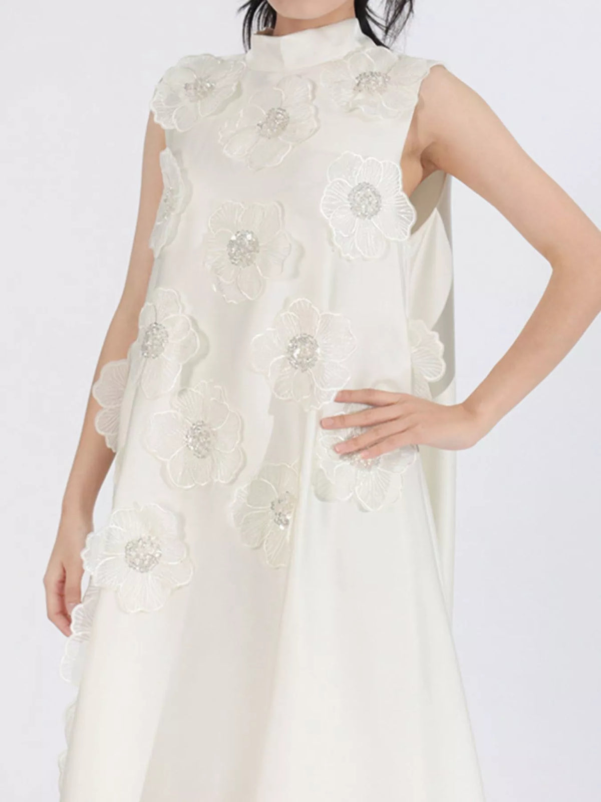 Floral Embroidered Maxi Dress