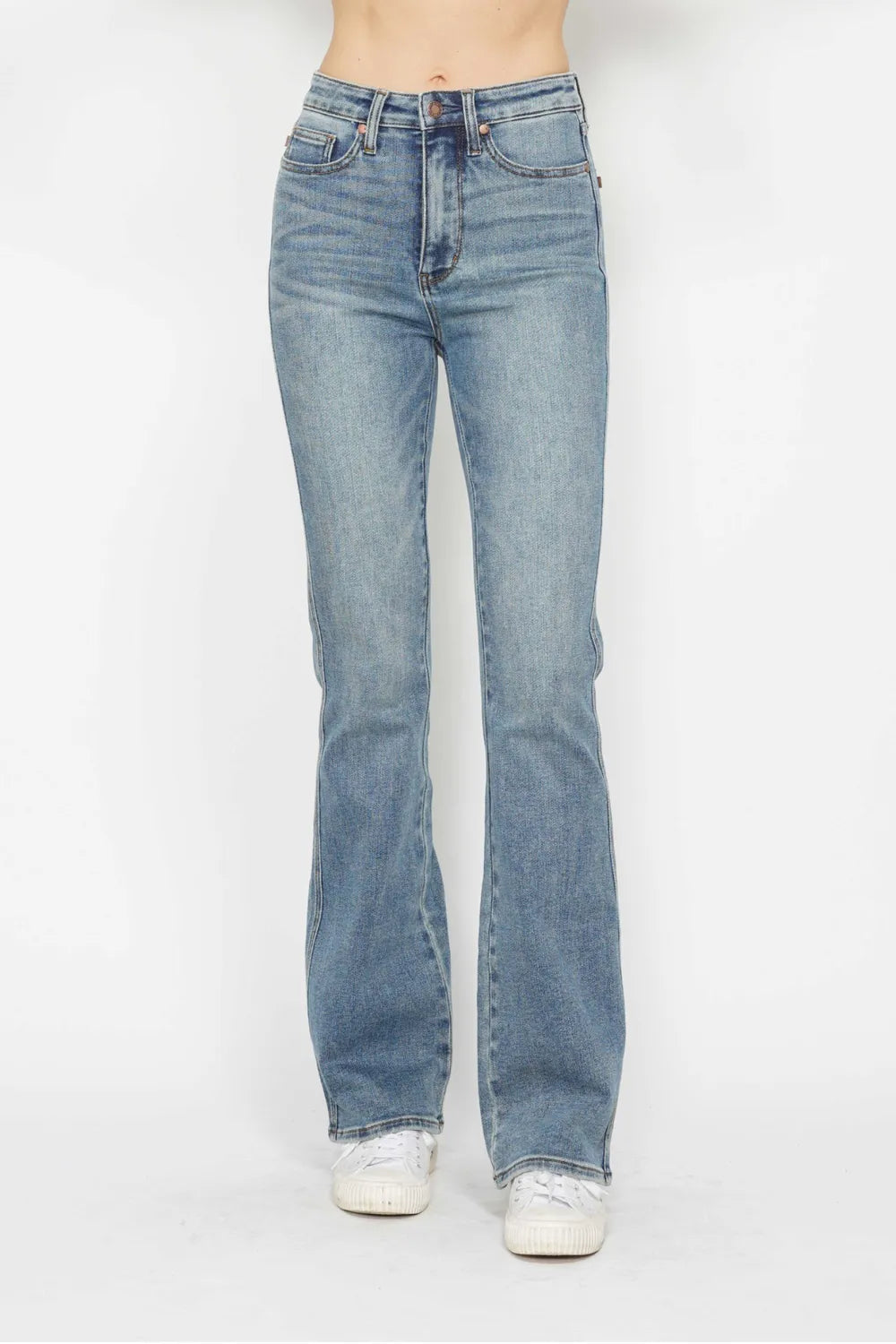 Judy Blue Tummy Control Embroidered Bootcut Jeans