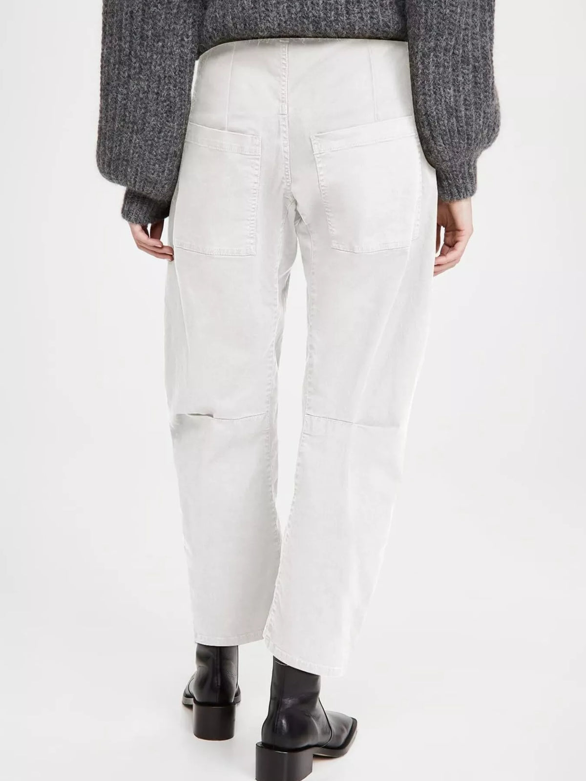 Wide-Leg Jeans with Patch Pockets by Dreamy Drapes