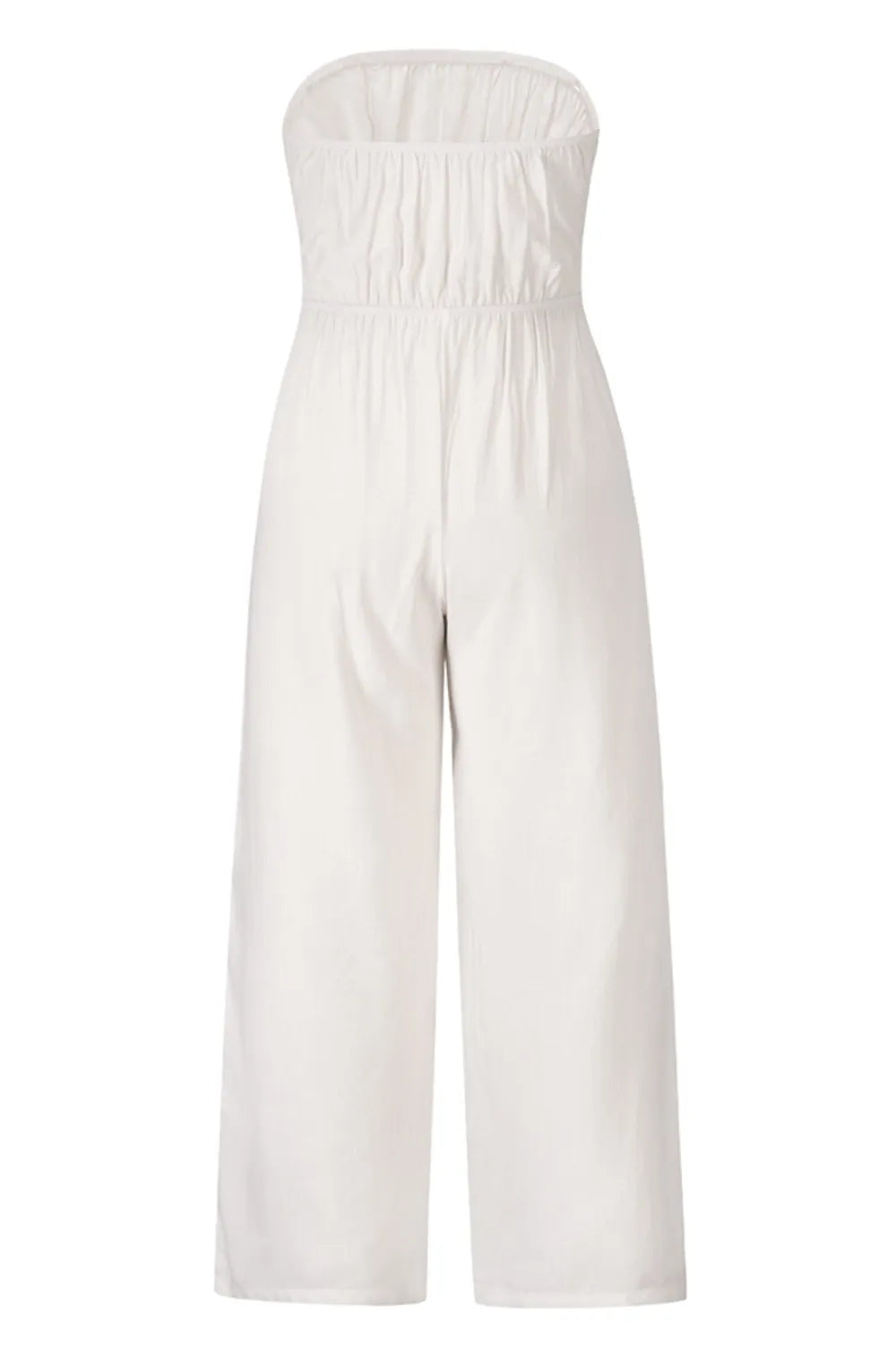 Cutout Tube Wide Leg Jumpsuit