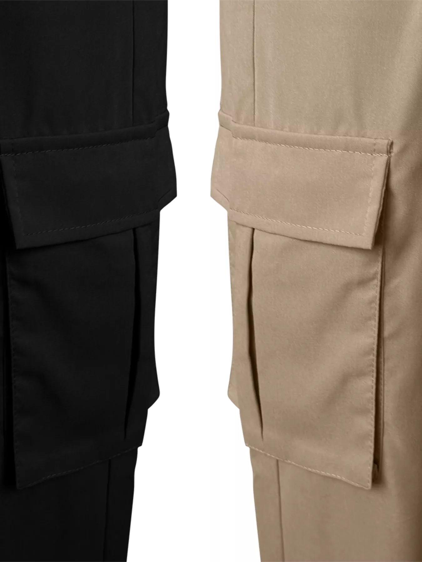 Two-Piece Cargo Pants Set