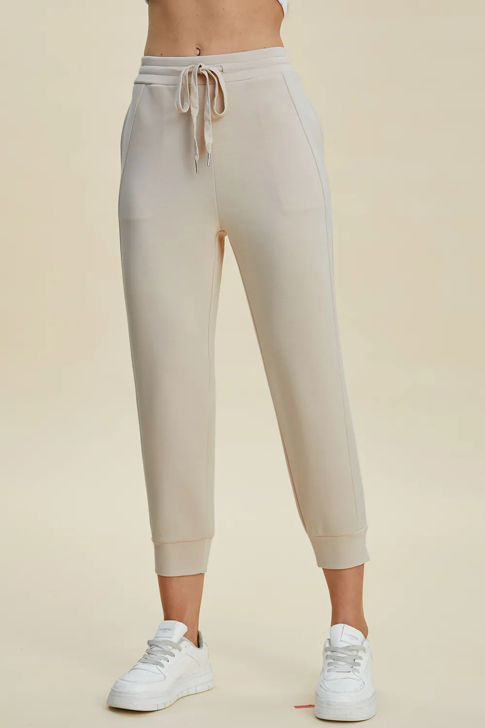 Basic Bae Air Scuba High Waist Cropped Pants