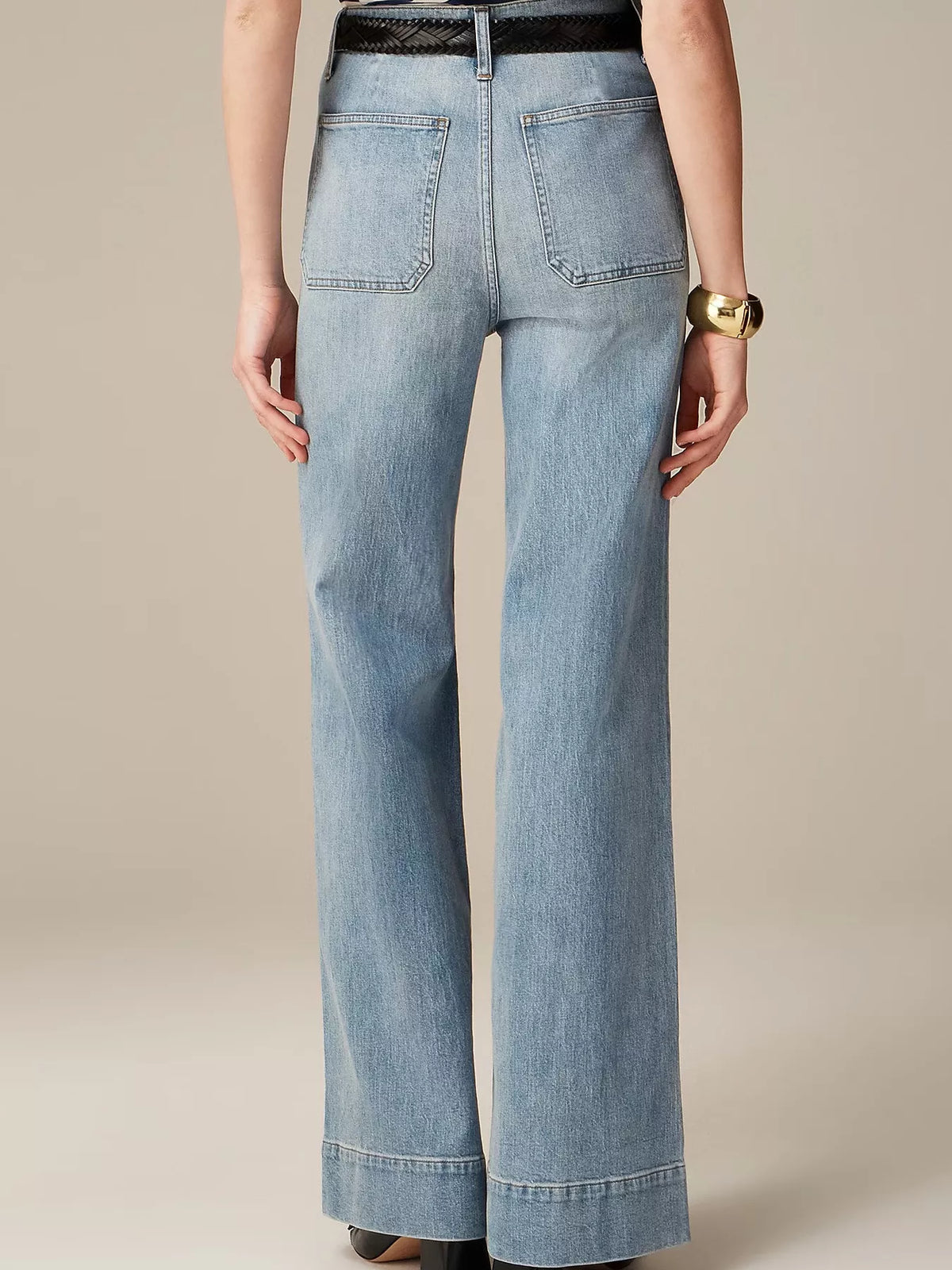 High-Waisted Jeans with Pockets by Dreamy Drapes