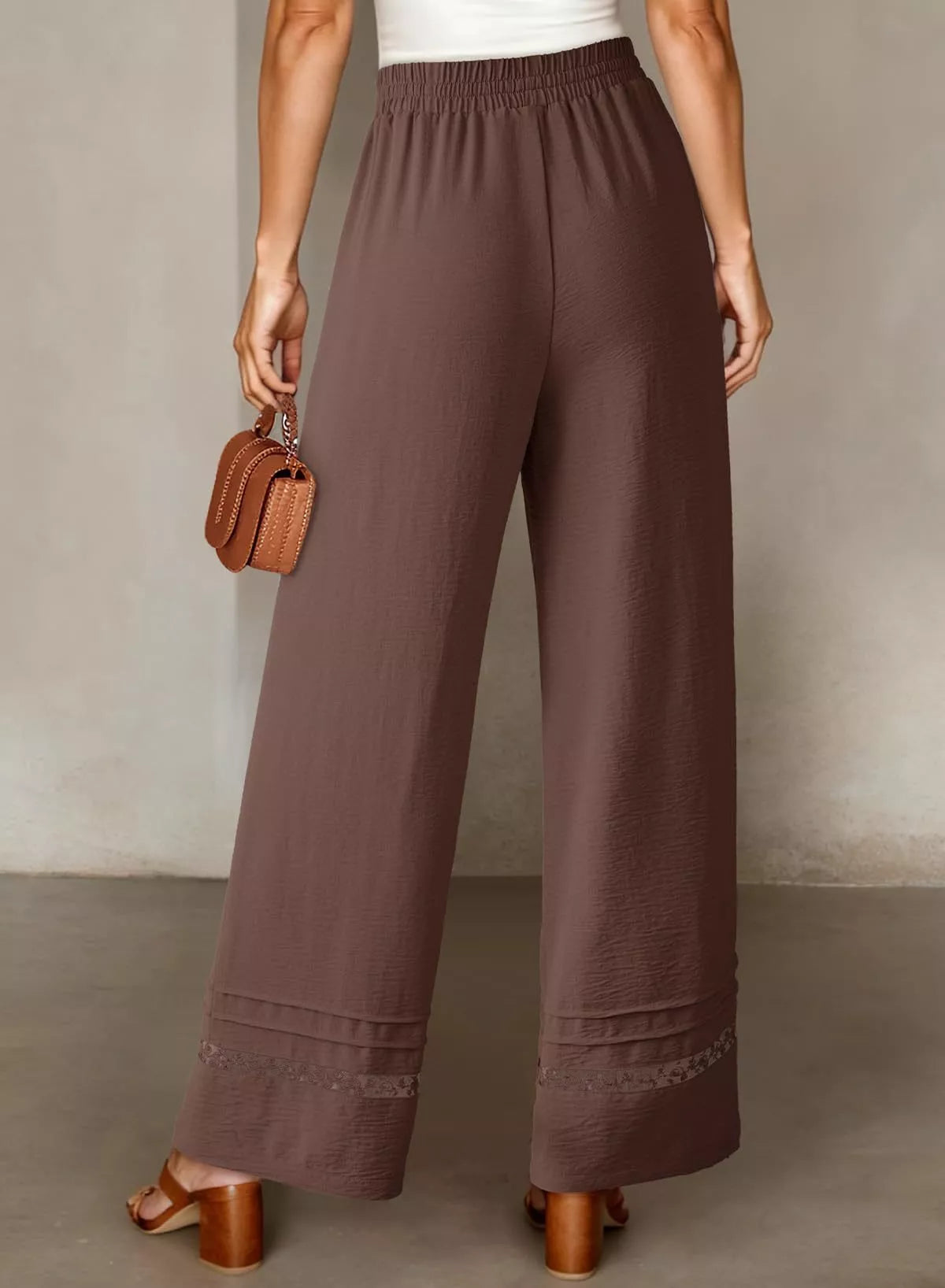 Tie-Waist Wide-Leg Pants