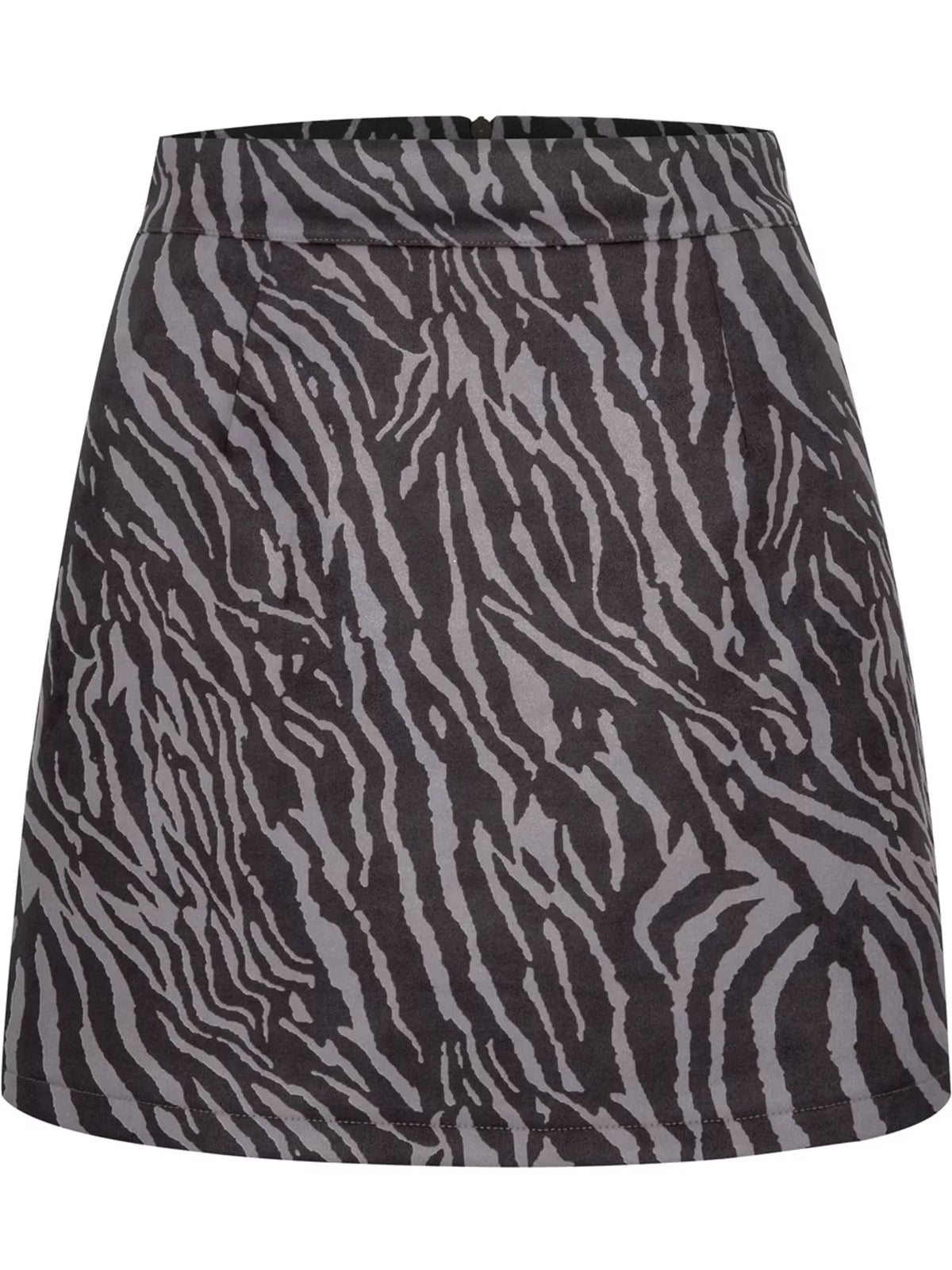 High-Waisted Slit Skirt