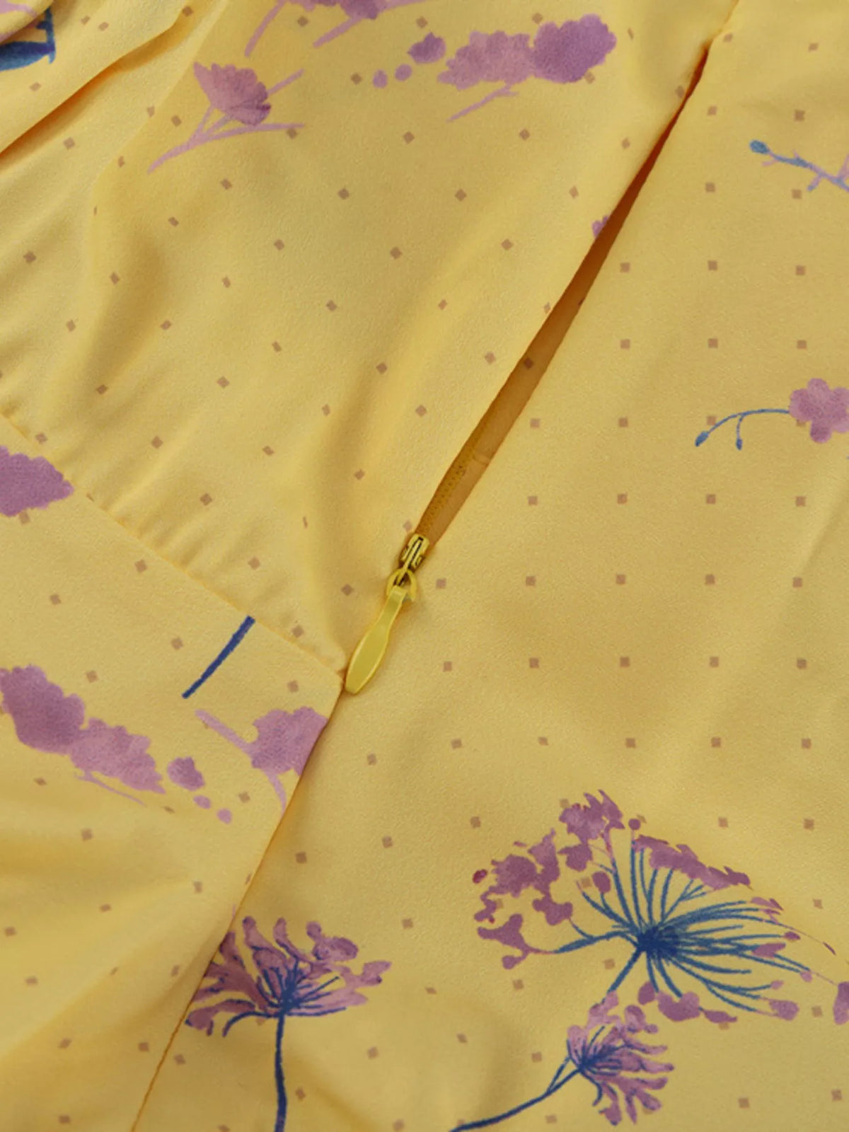 Floral Spaghetti Strap Maxi Dress in Yellow