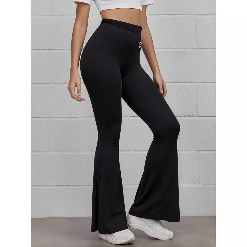High Waist Active Pants in Black