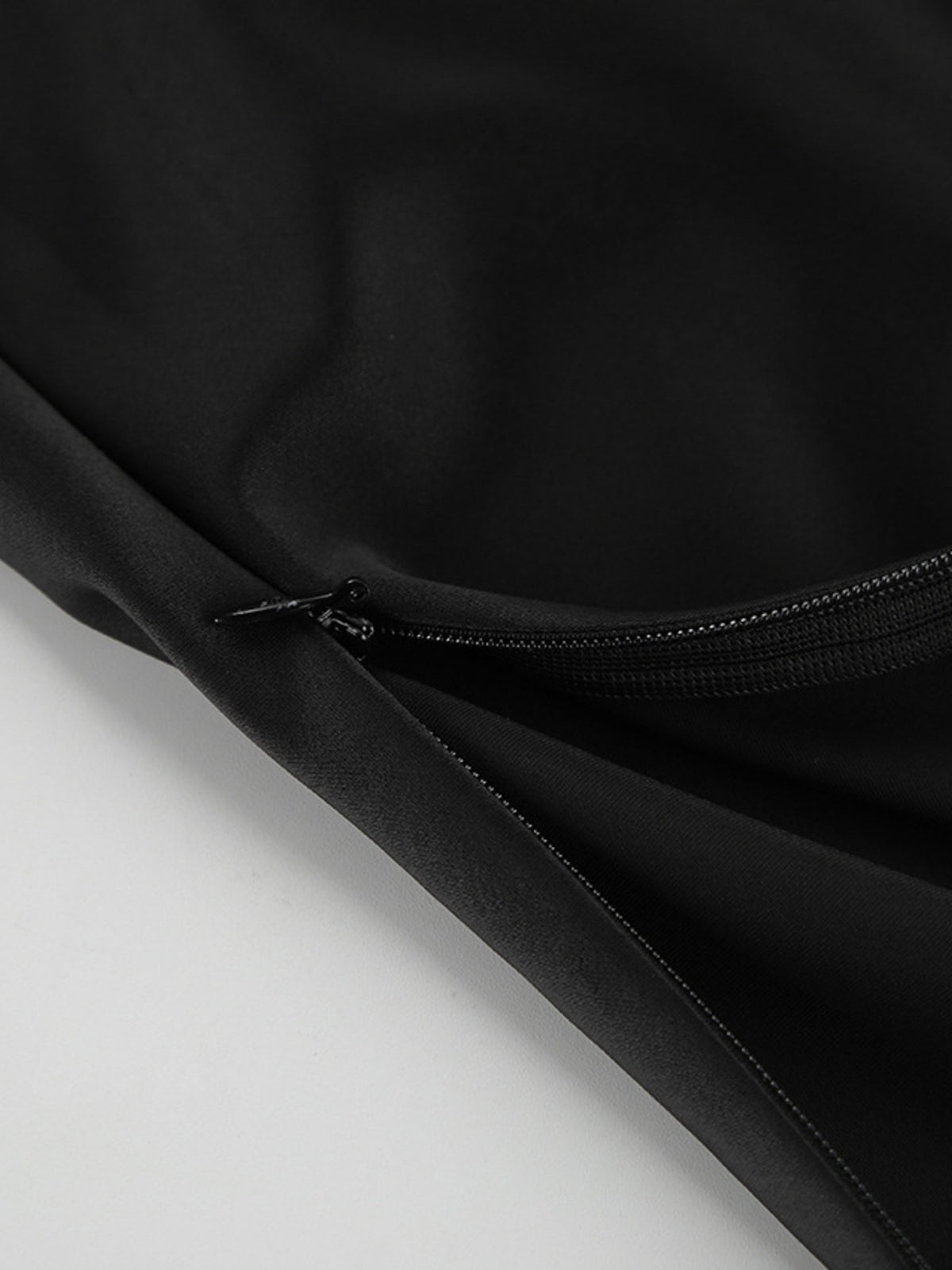 High-Waist Maxi Skirt in Black