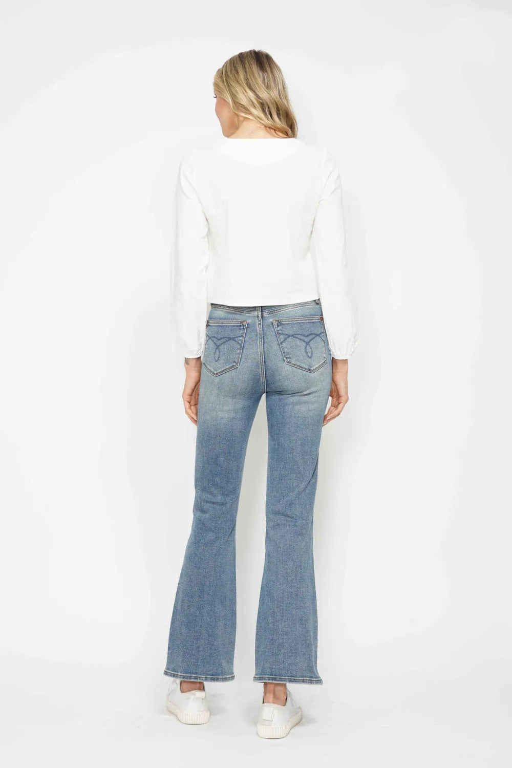 Judy Blue Tummy Control Embroidered Bootcut Jeans